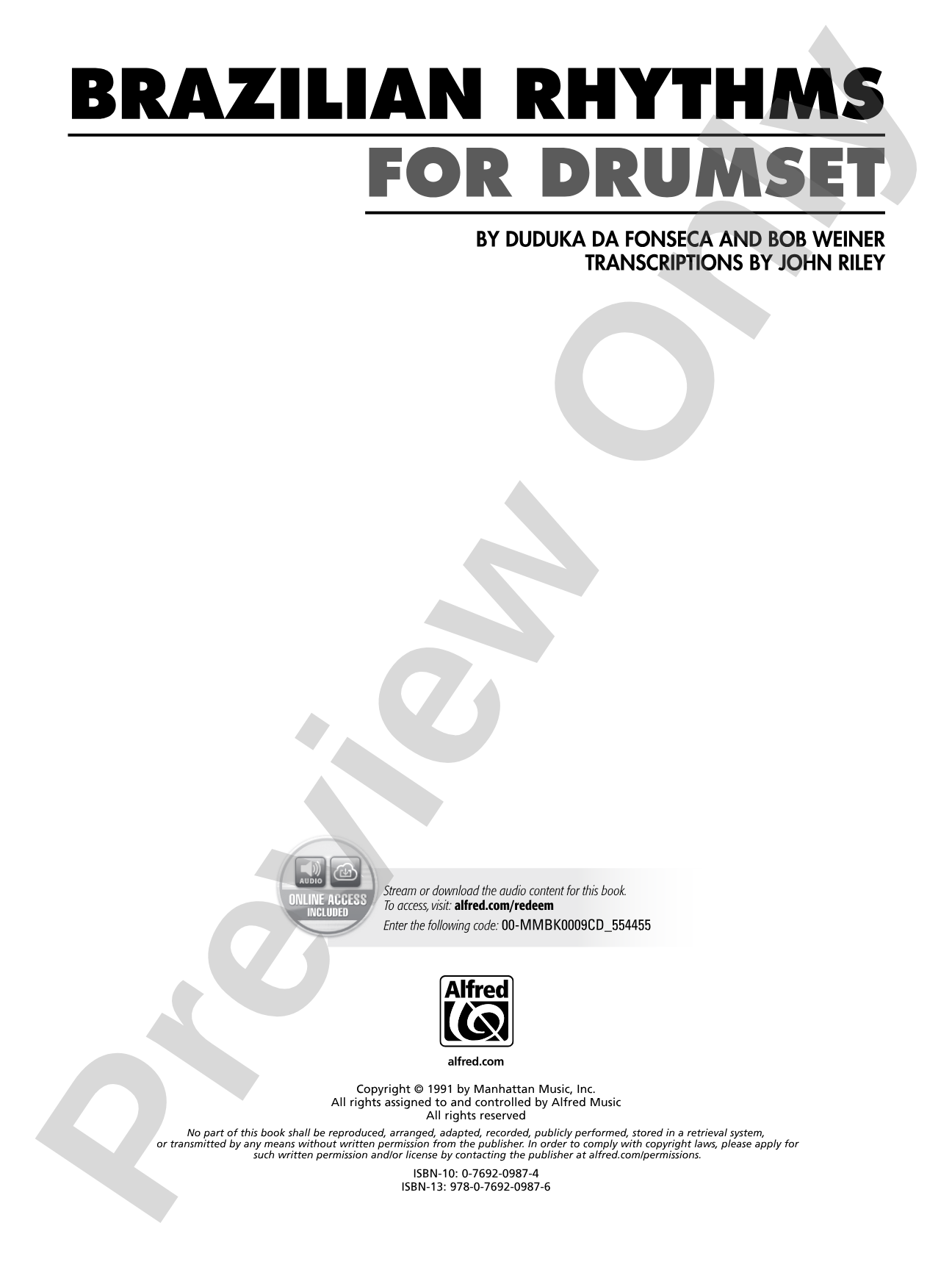 Brazilian Rhythms for Drumset