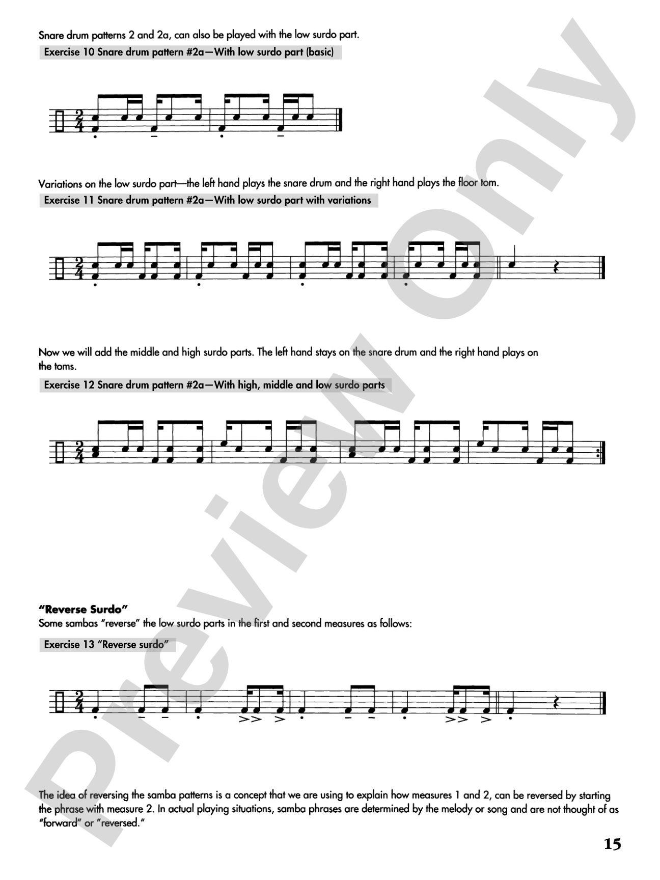 Brazilian Rhythms for Drumset