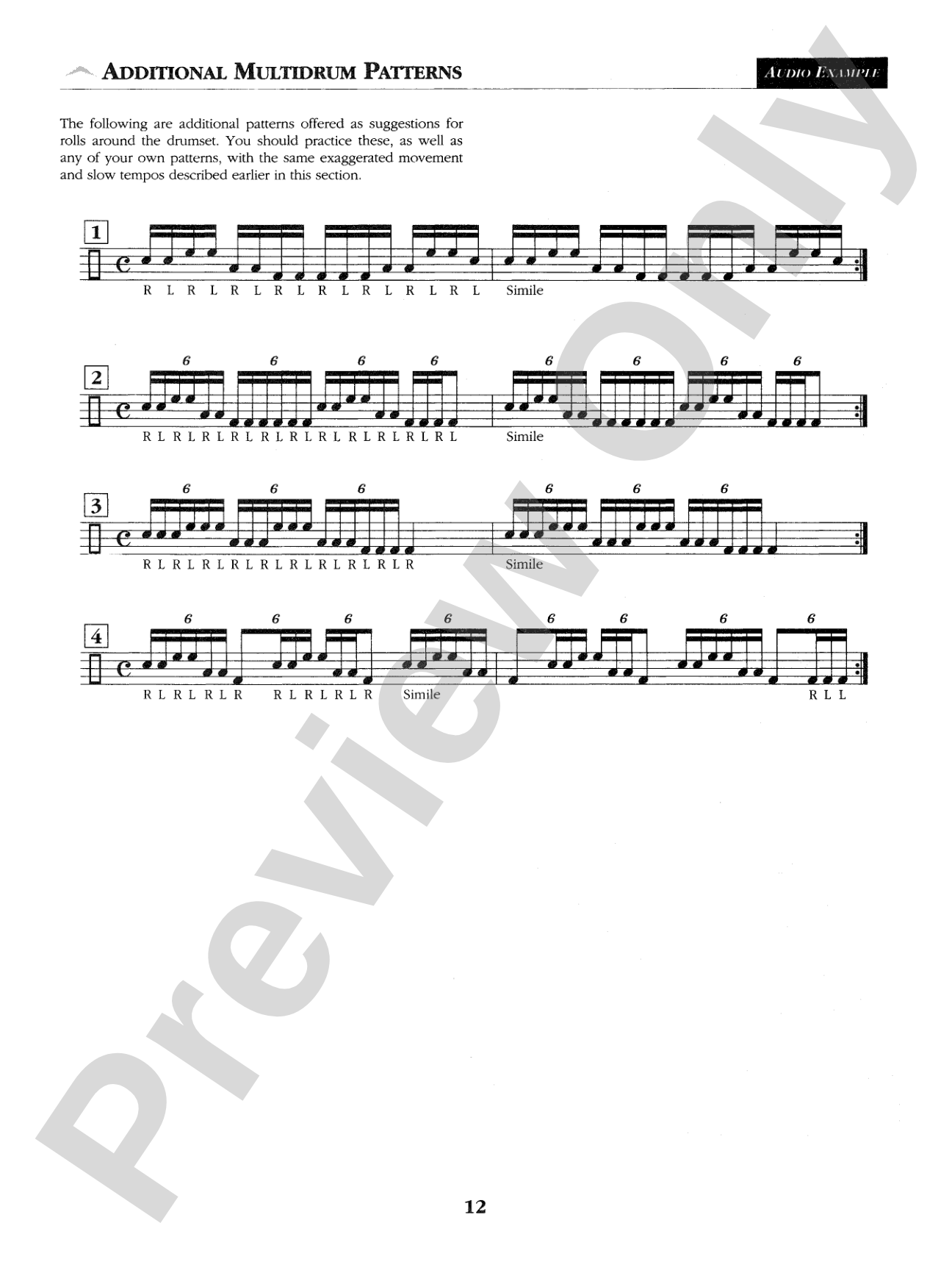 Advanced Concepts: A Comprehensive Method for Developing Technique, Contemporary Styles, and Rhythmical Concepts