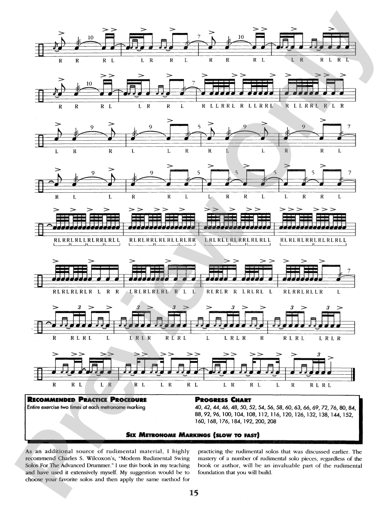 Advanced Concepts: A Comprehensive Method for Developing Technique, Contemporary Styles, and Rhythmical Concepts