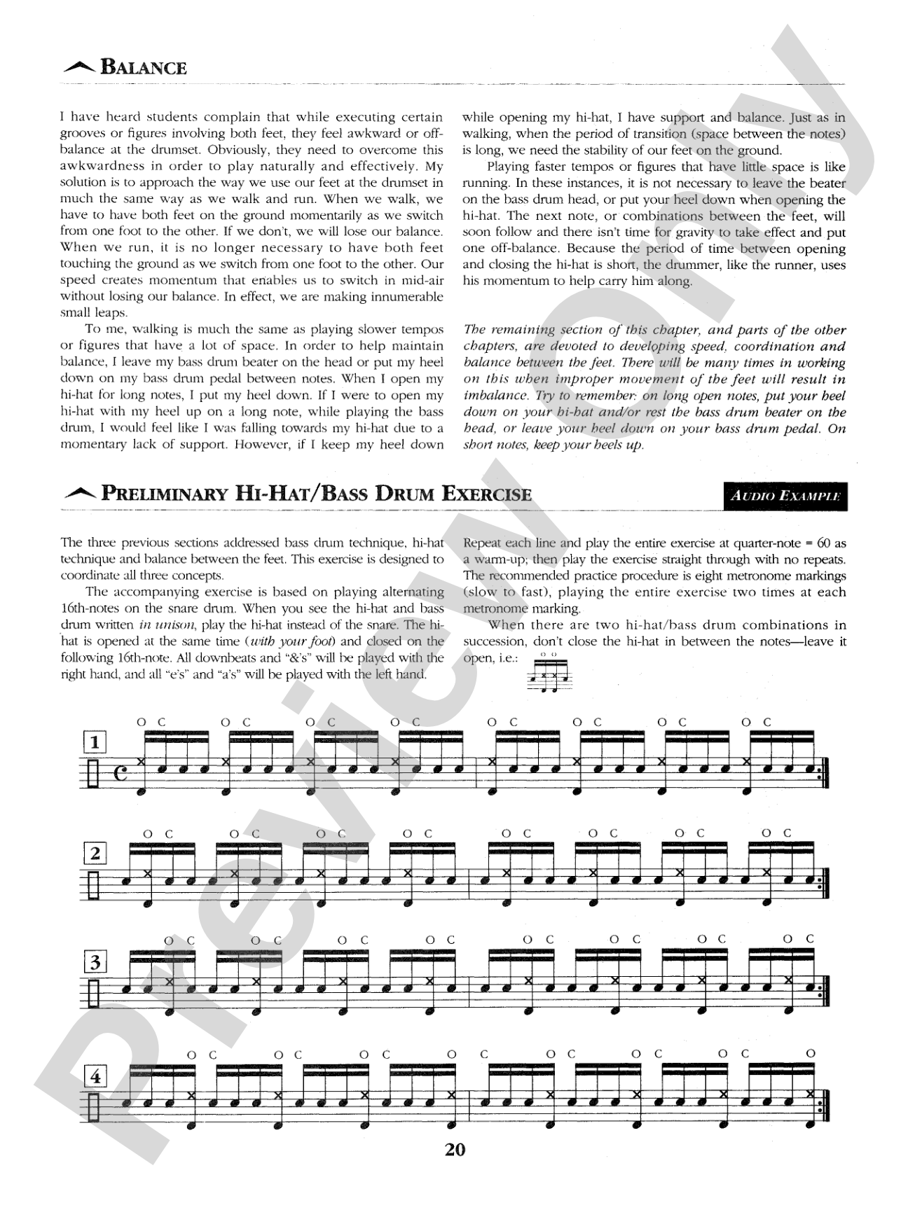 Advanced Concepts: A Comprehensive Method for Developing Technique, Contemporary Styles, and Rhythmical Concepts