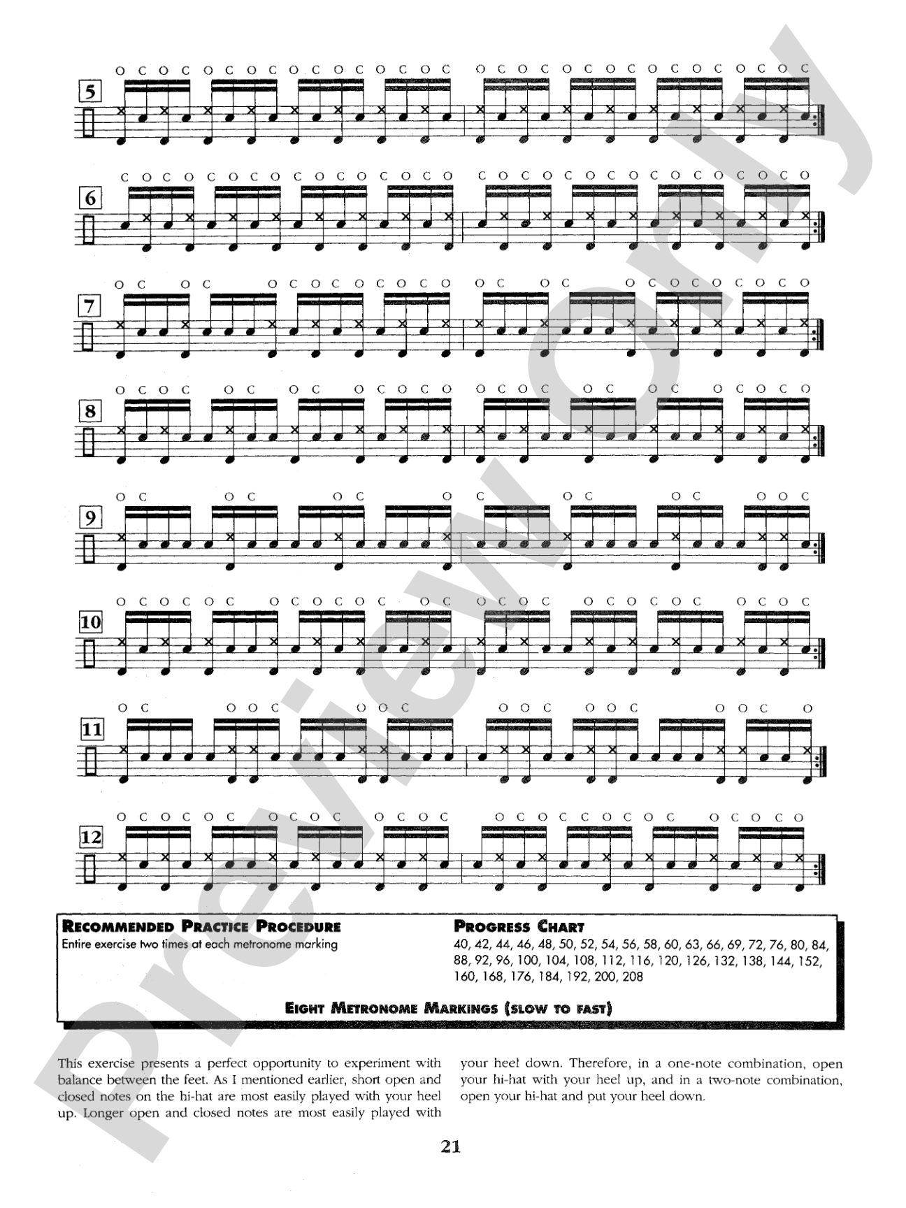 Advanced Concepts: A Comprehensive Method for Developing Technique, Contemporary Styles, and Rhythmical Concepts