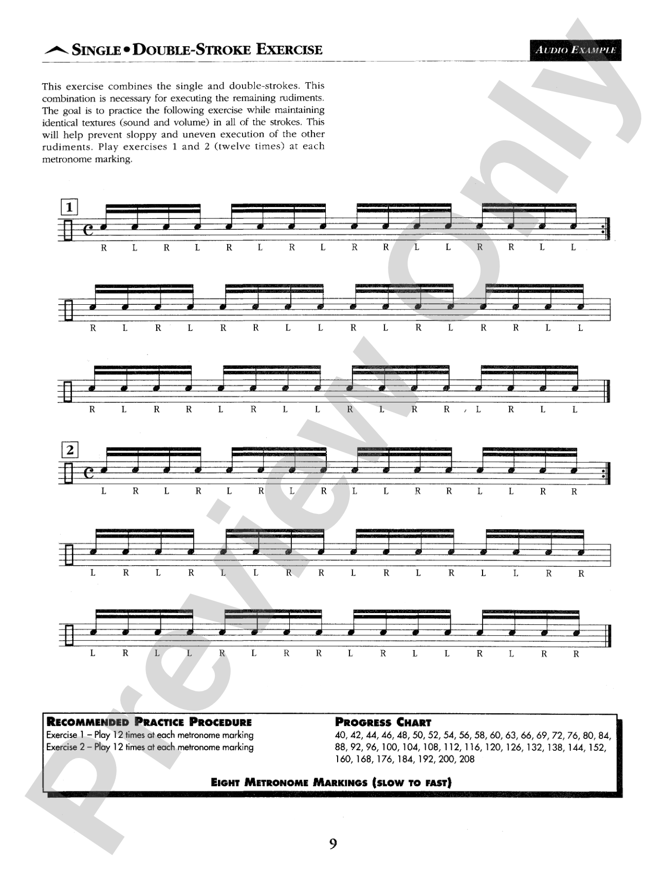 Advanced Concepts: A Comprehensive Method for Developing Technique, Contemporary Styles, and Rhythmical Concepts