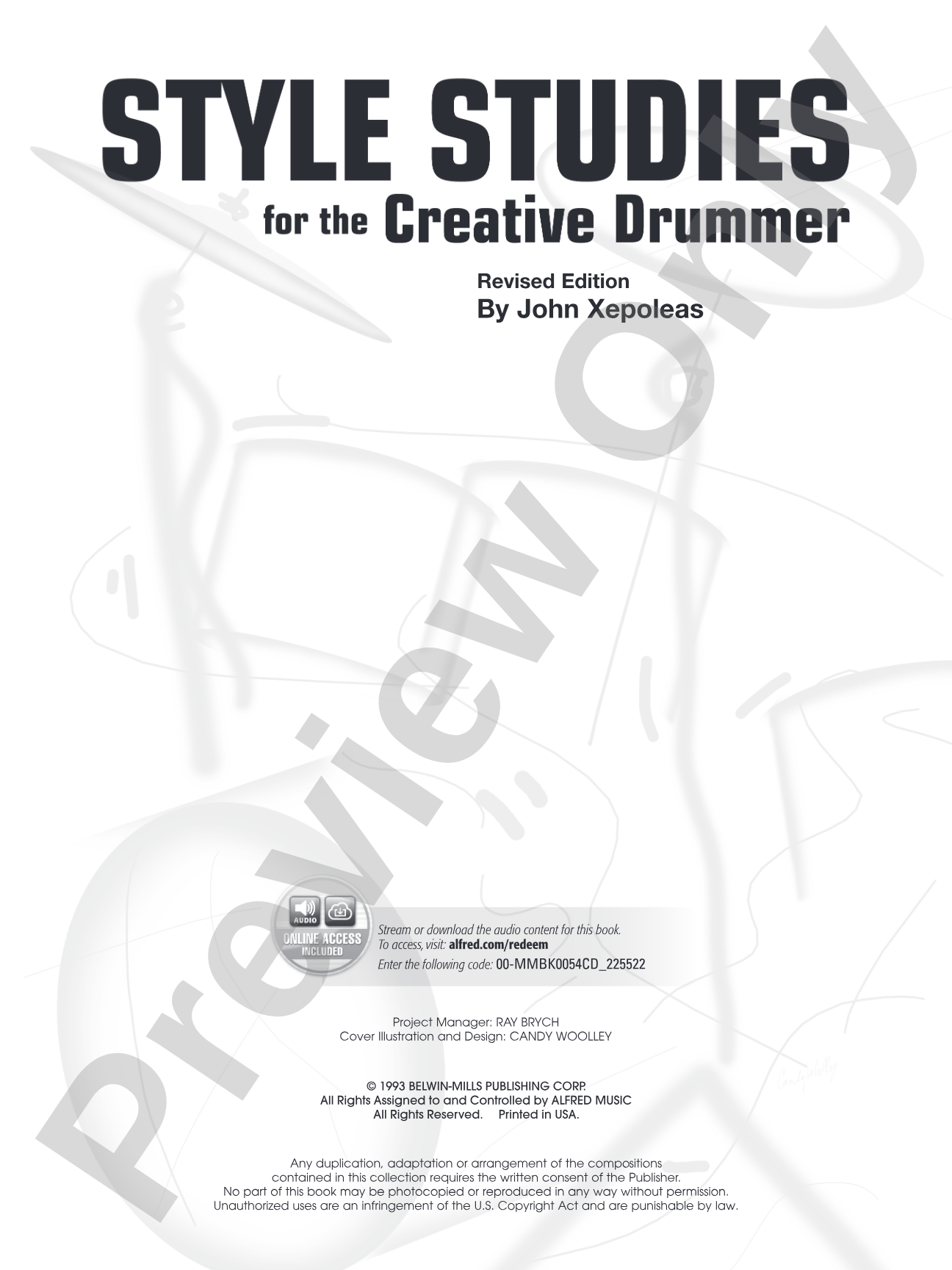 Style Studies for the Creative Drummer (Revised Edition): Concepts for Rock, Jazz, and Latin Drumming