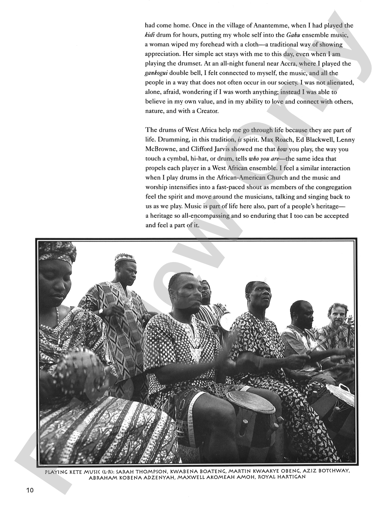 West-African Rhythms for Drumset