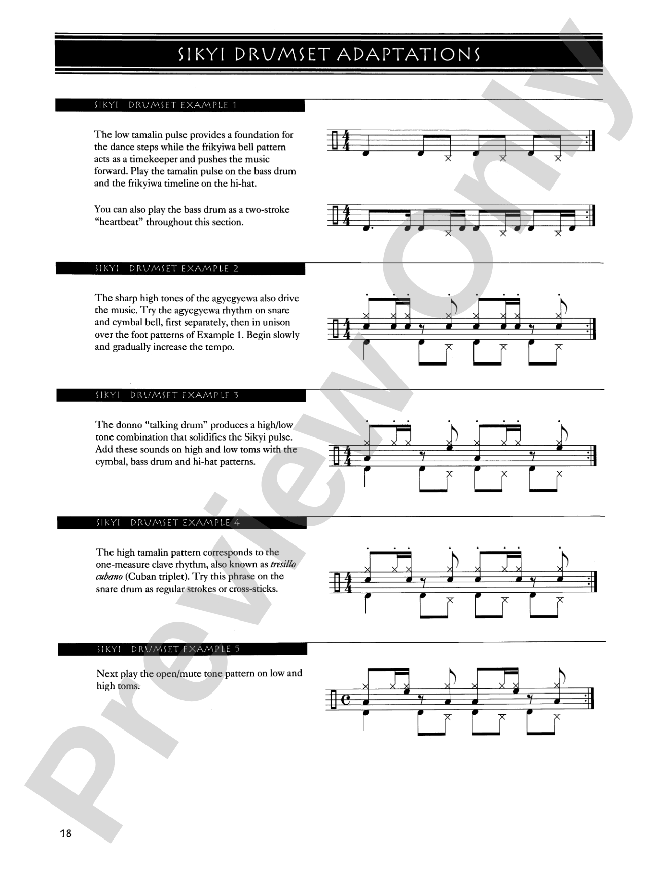West-African Rhythms for Drumset