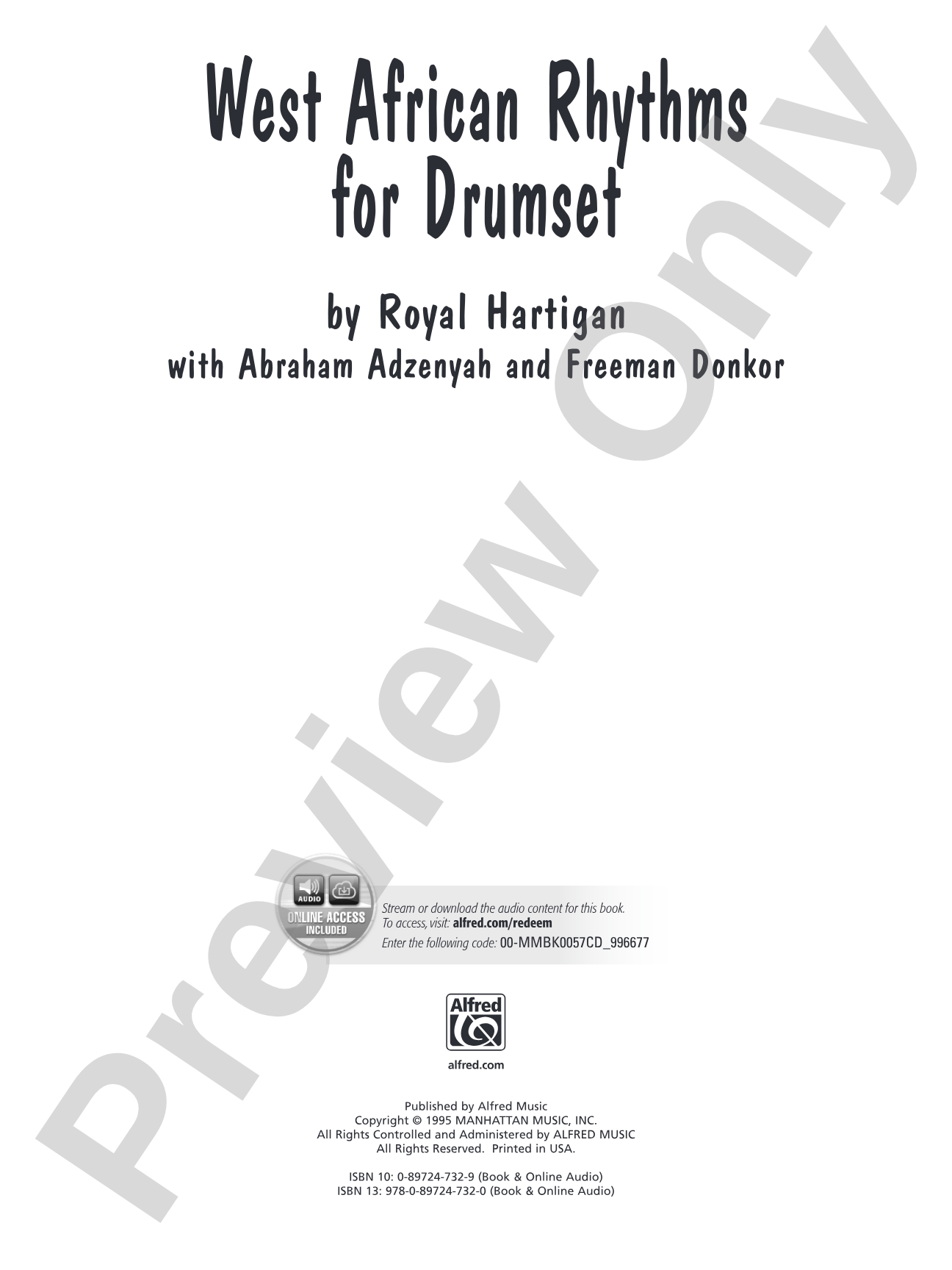 West-African Rhythms for Drumset