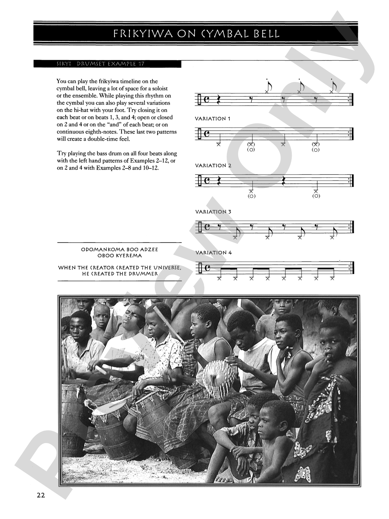 West-African Rhythms for Drumset