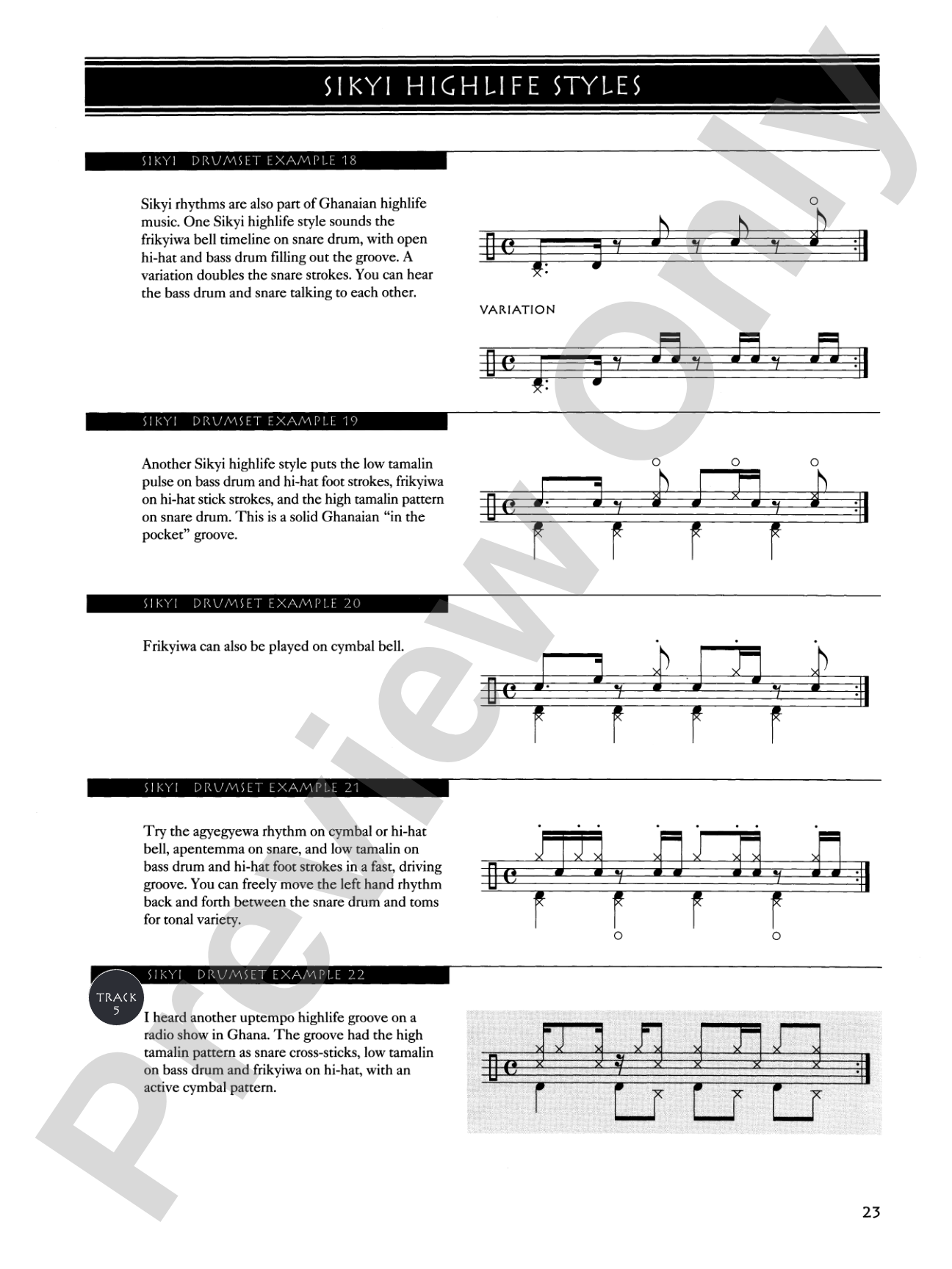 West-African Rhythms for Drumset