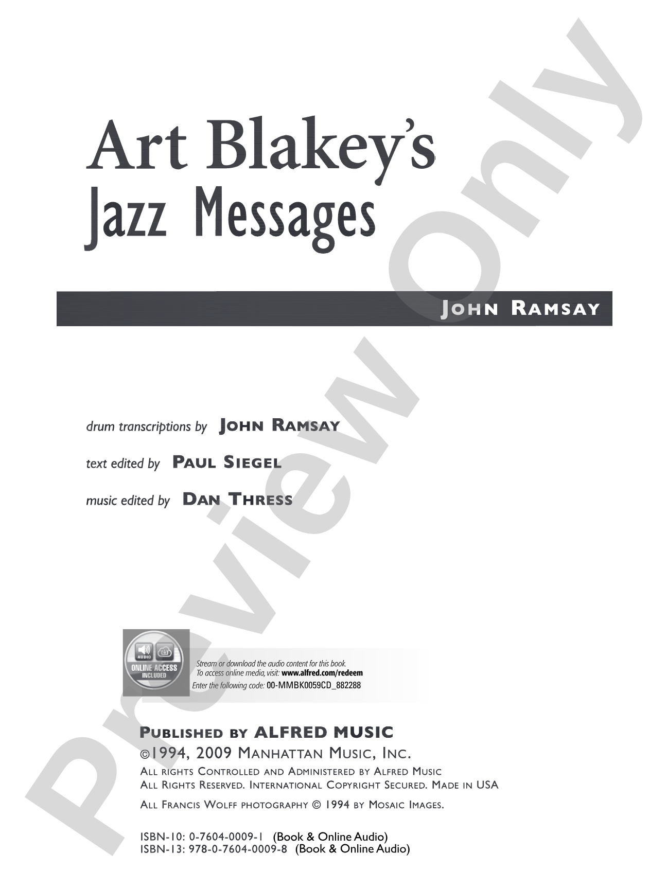 Art Blakey's Jazz Messages