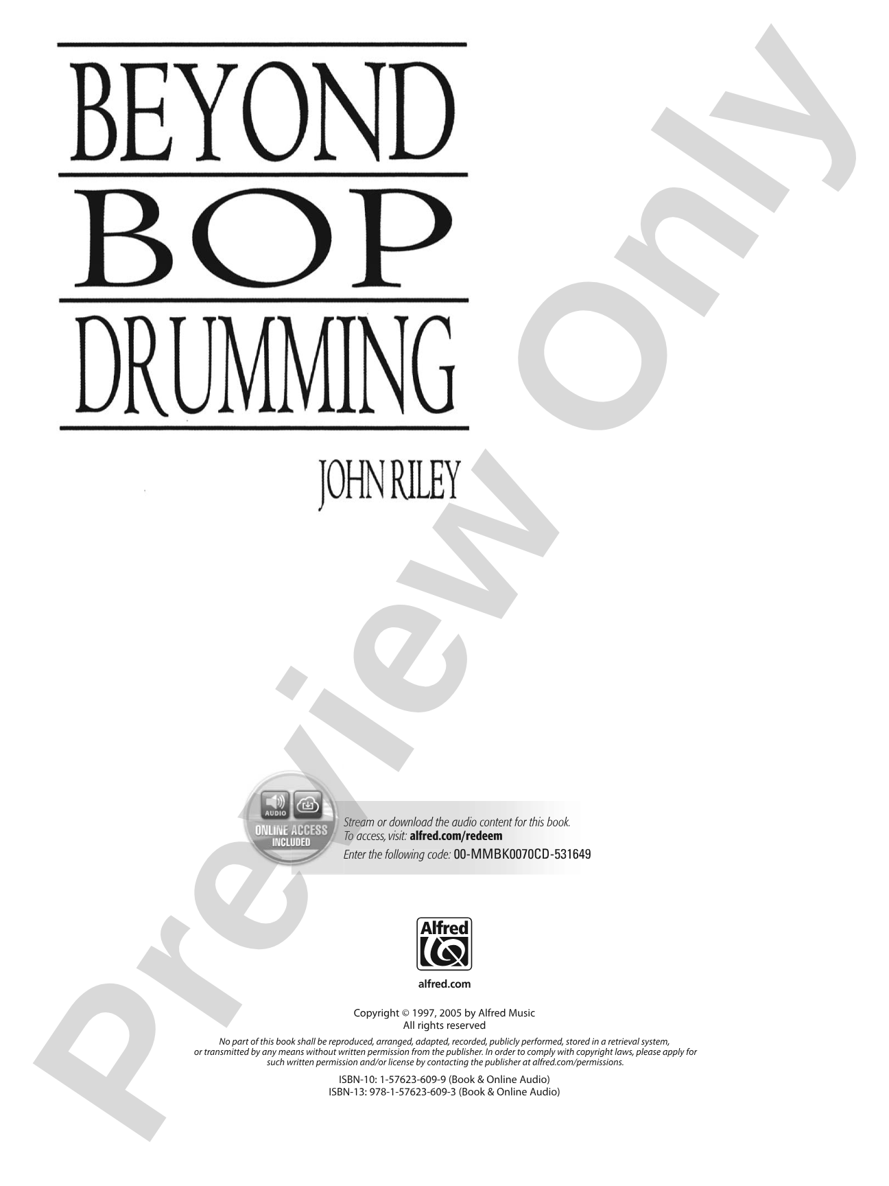 Beyond Bop Drumming