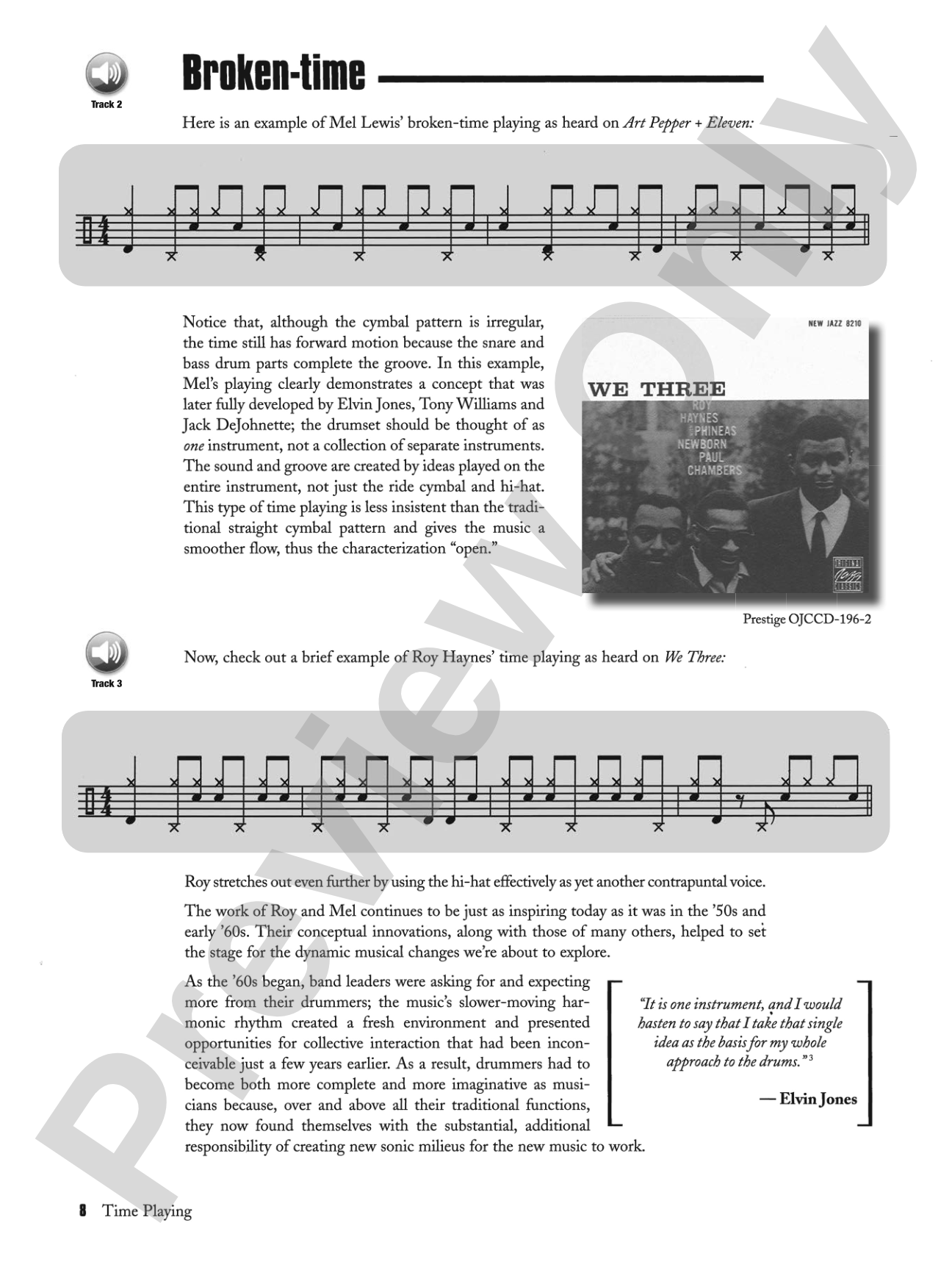Beyond Bop Drumming