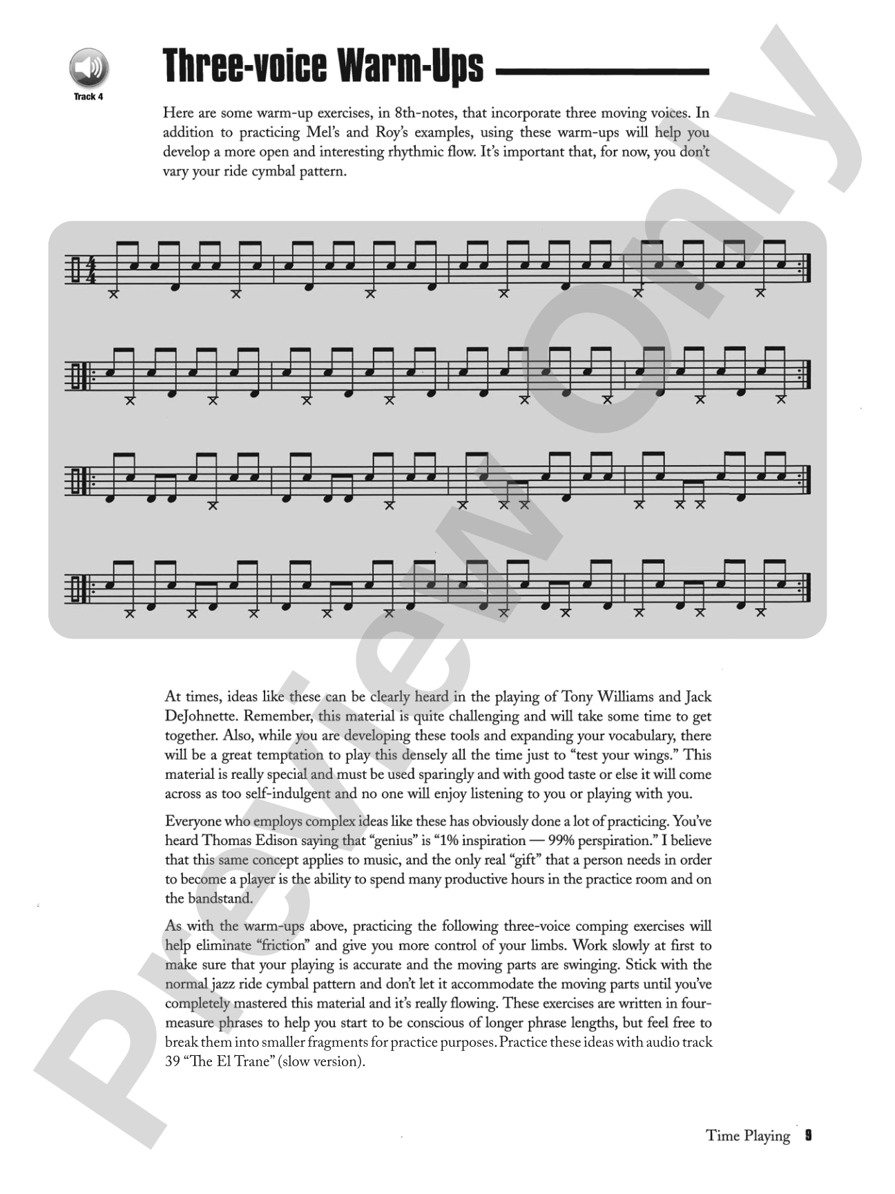 Beyond Bop Drumming
