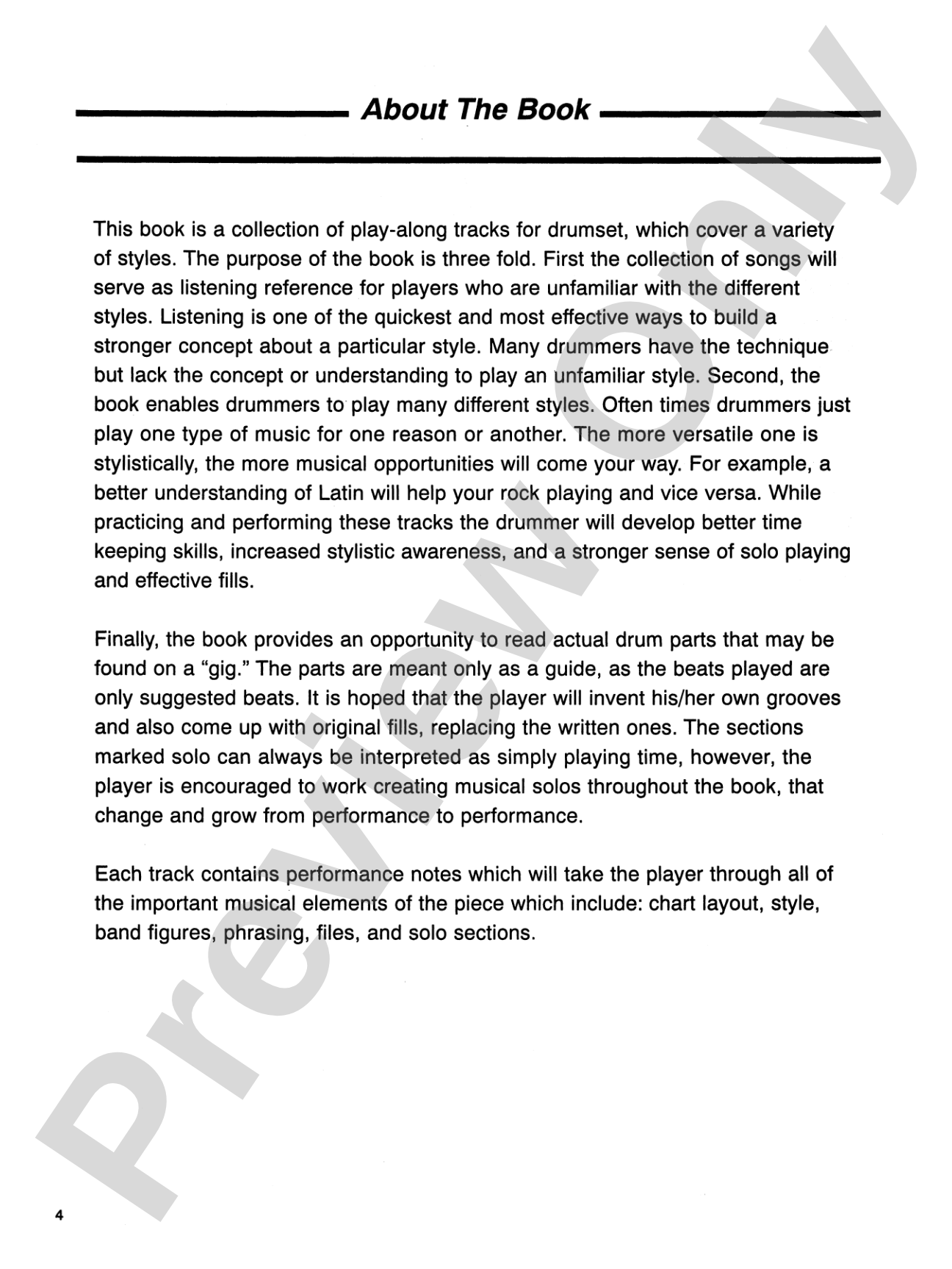 The Drumset Performer, Volume 1: Designed to Build the Vocabulary and Confidence of the Aspiring Drumset Performer