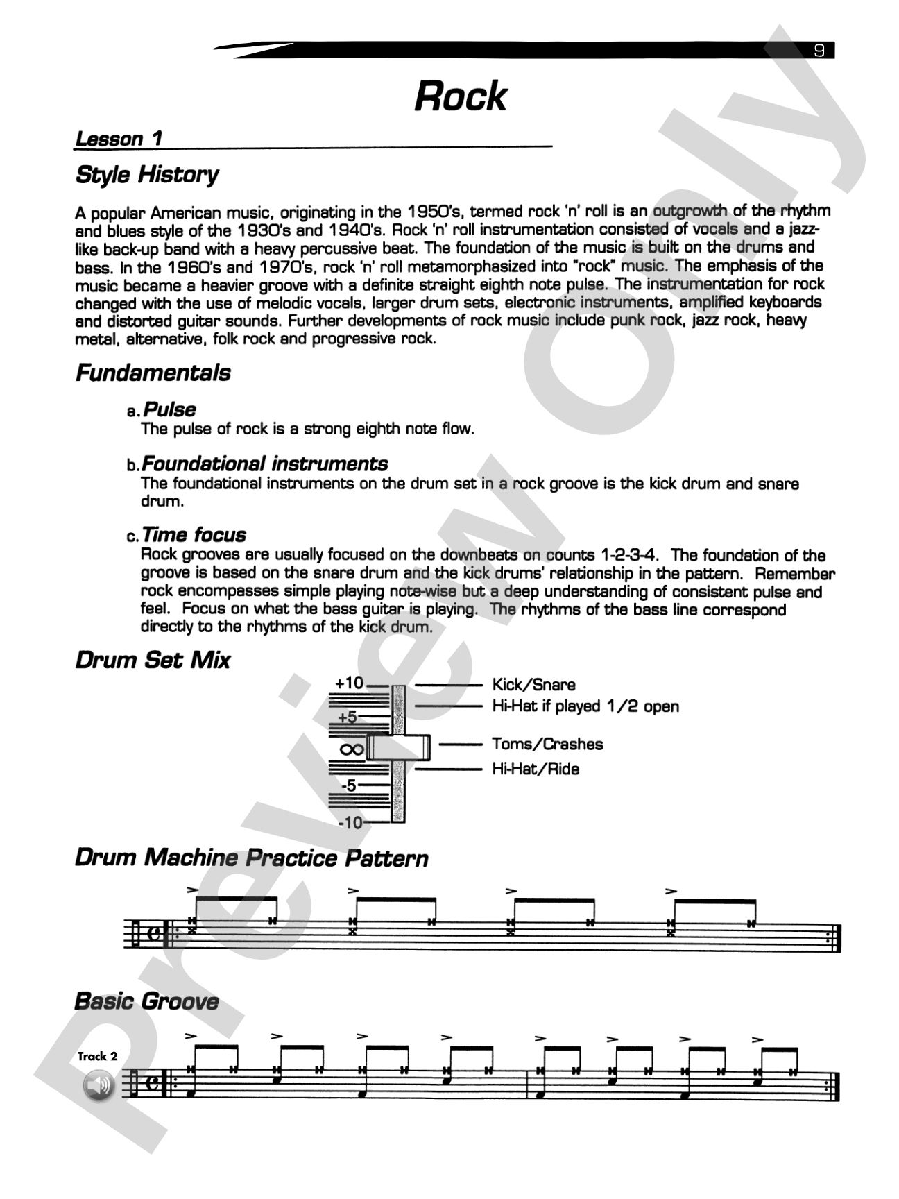 The Drum Set Crash Course: An Encyclopedia Designed to Develop an Understanding of Many Musical Styles