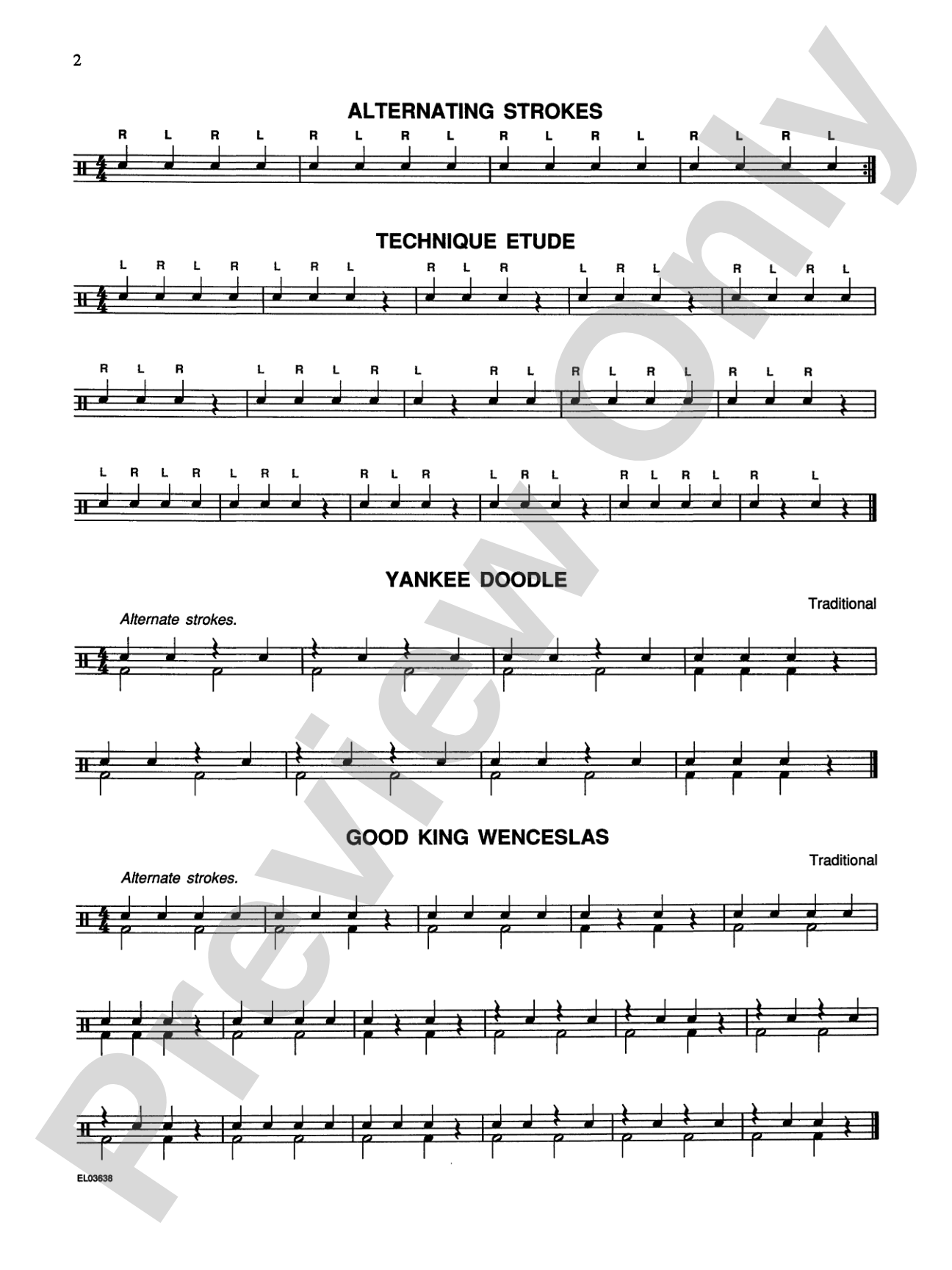 Building Percussion Technique: for Snare Drum, Bass Drum and Keyboard Percussion Instruments