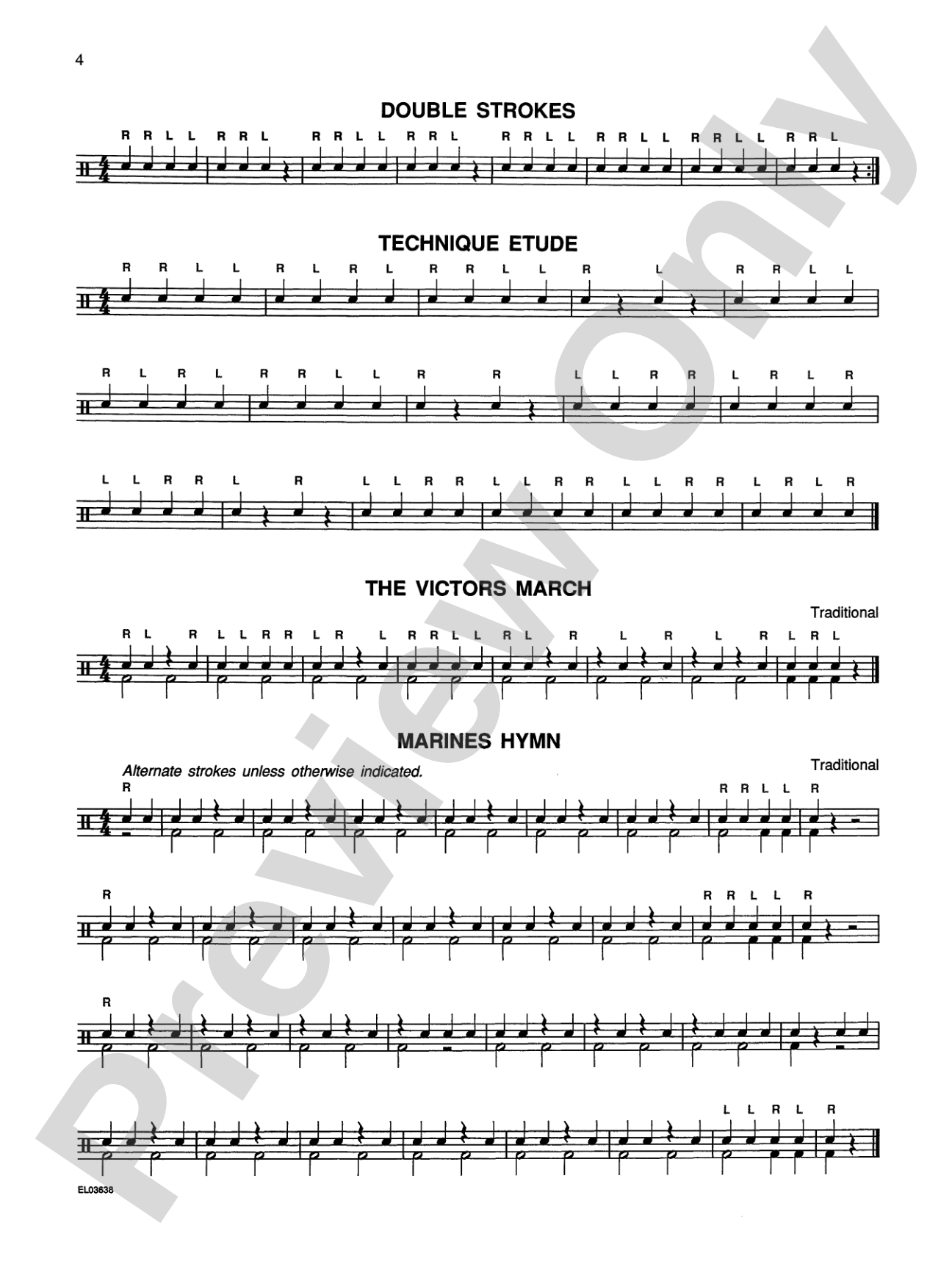 Building Percussion Technique: for Snare Drum, Bass Drum and Keyboard Percussion Instruments