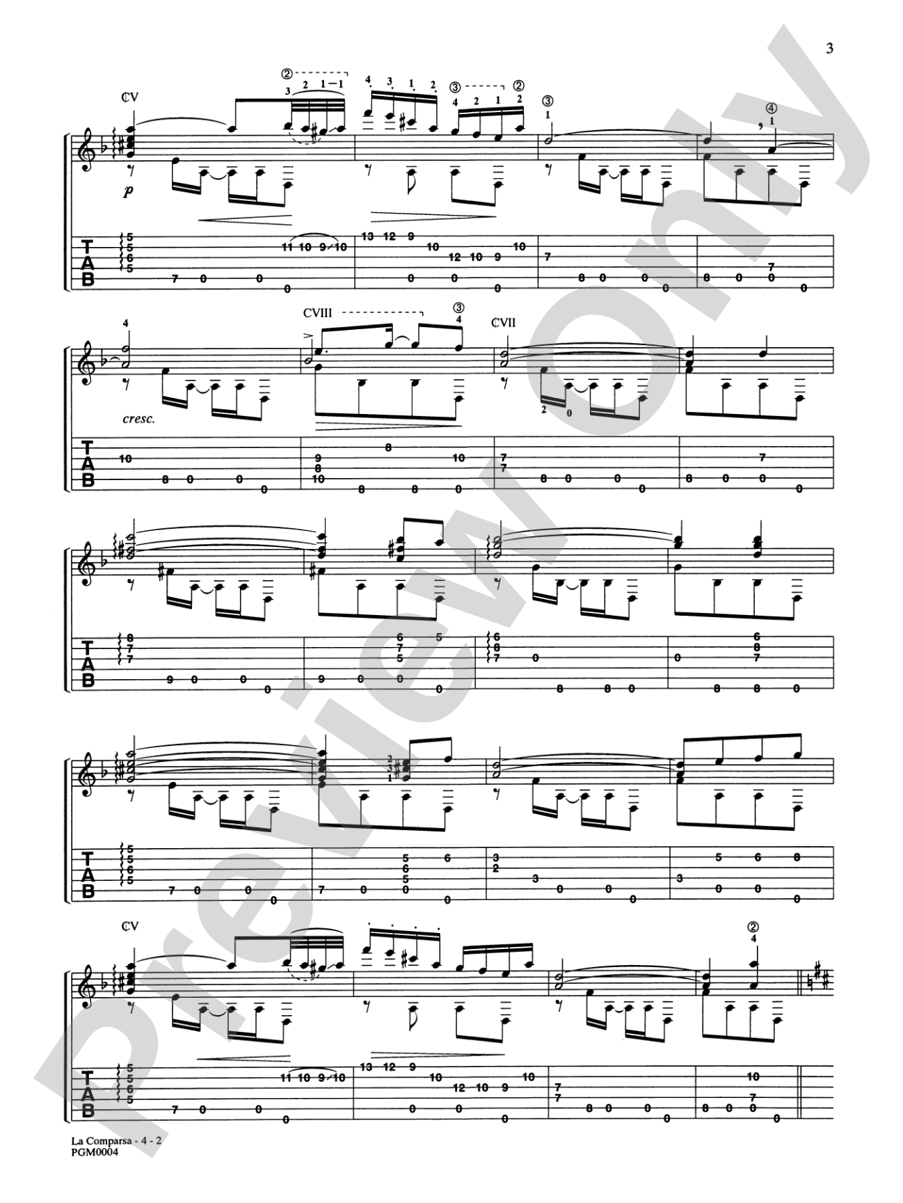 The Music of Ernesto Lecuona for Solo Guitar: Solo Guitar