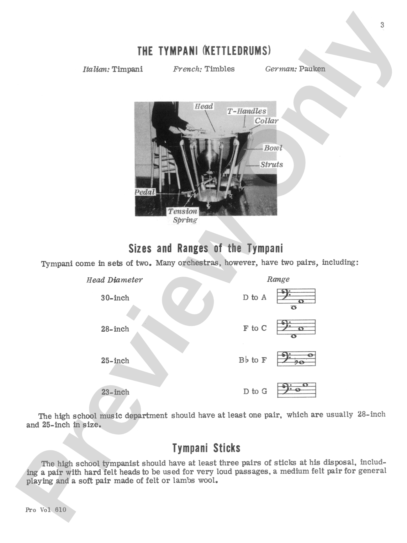 Basic Tympani Technique: A Comprehensive Method for Tympani