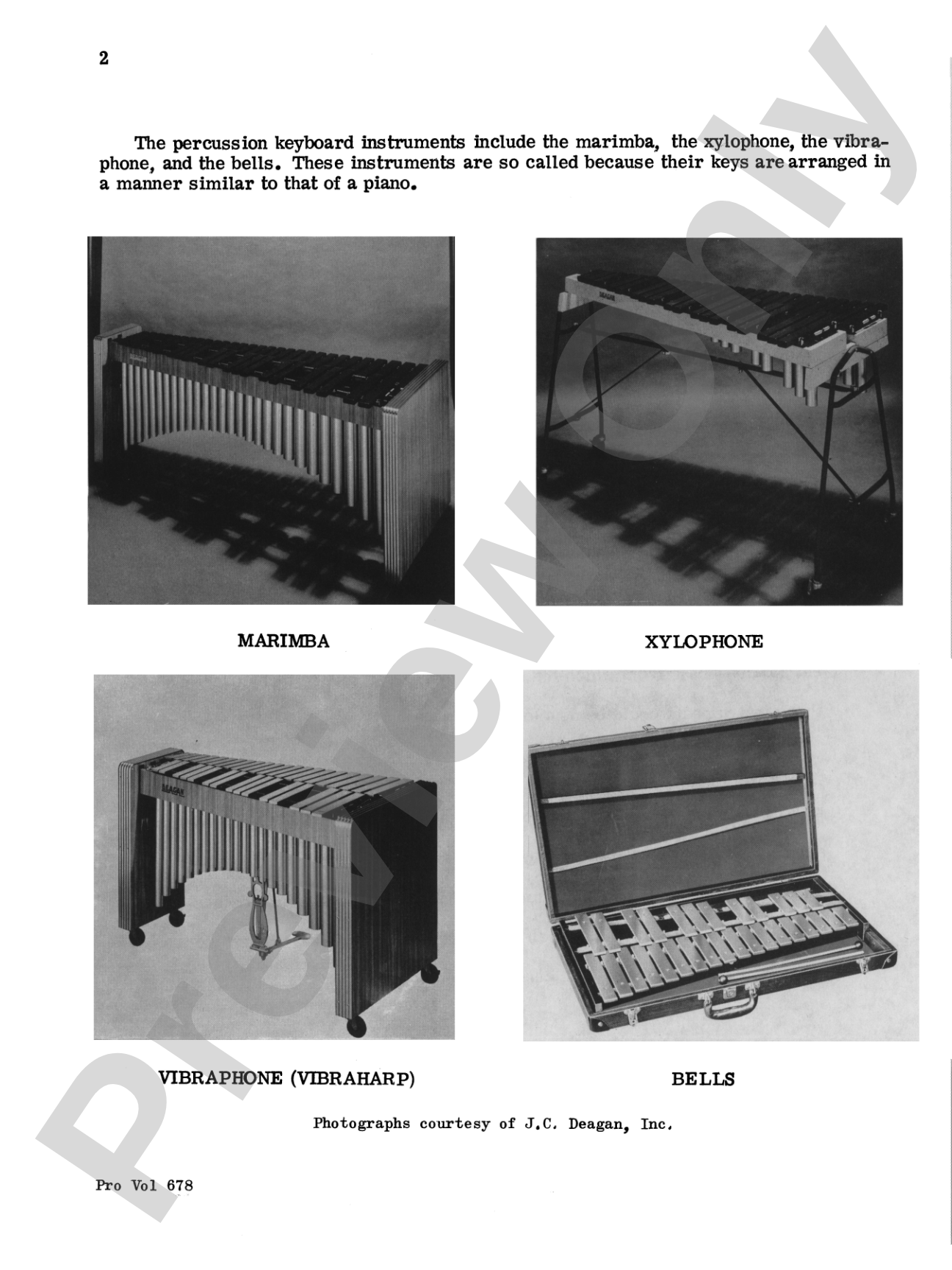 Percussion Keyboard Technic: Marimba, Xylophone, Vibraphone, Bells