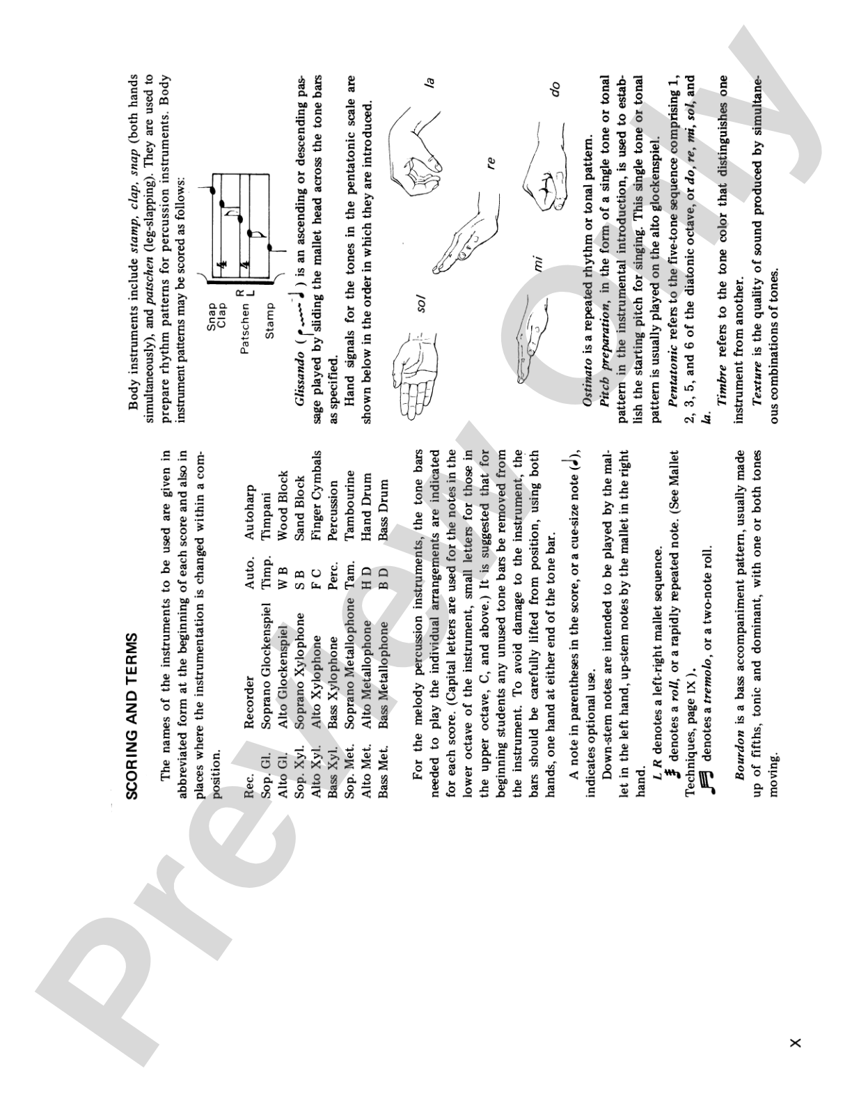 Orff Instrument Source Book, Volume 1 (Revised): Percussion Ensemble
