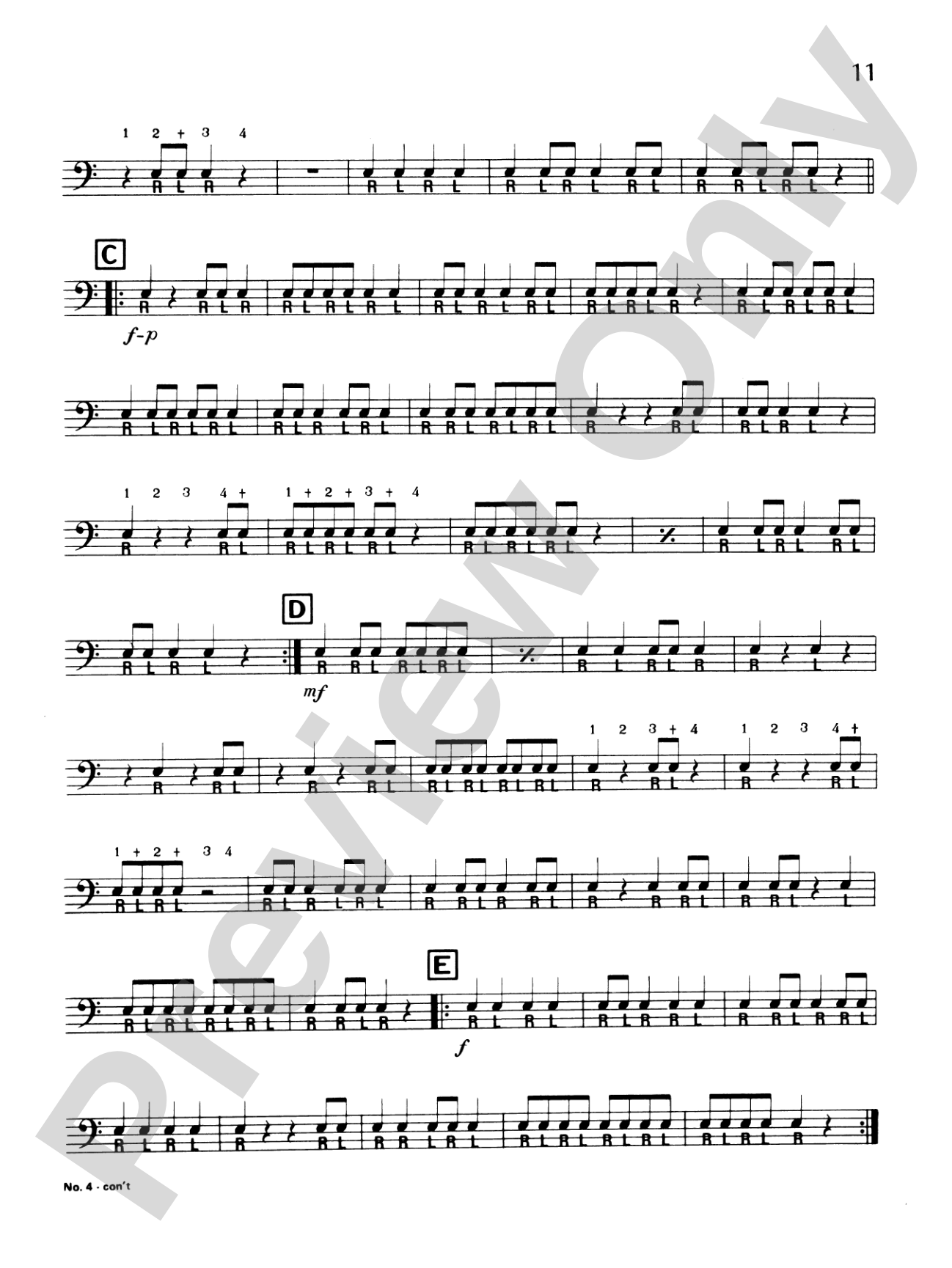 Readin', Ritin', and Rudiments: A Collection of Studies for the Beginning Snare Drummer