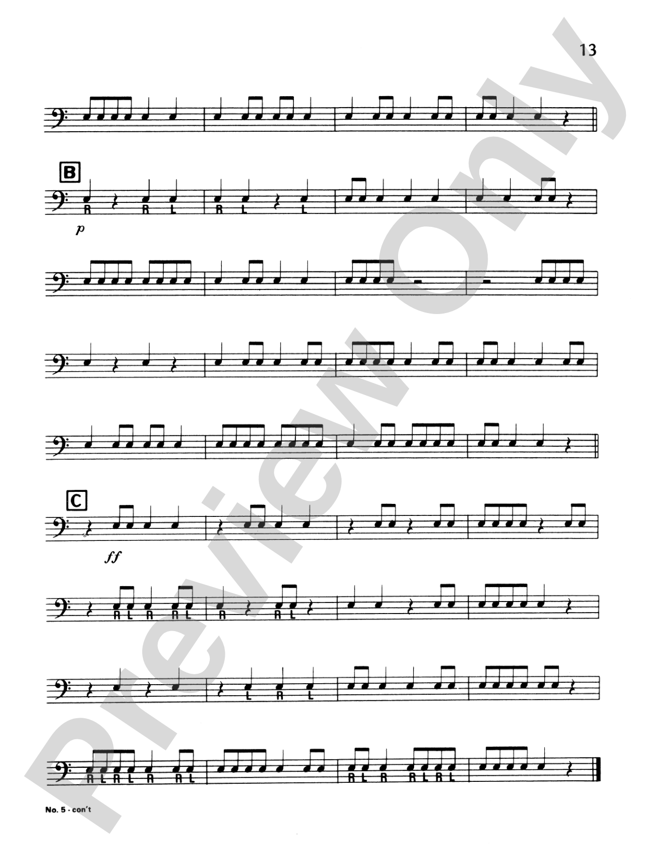 Readin', Ritin', and Rudiments: A Collection of Studies for the Beginning Snare Drummer