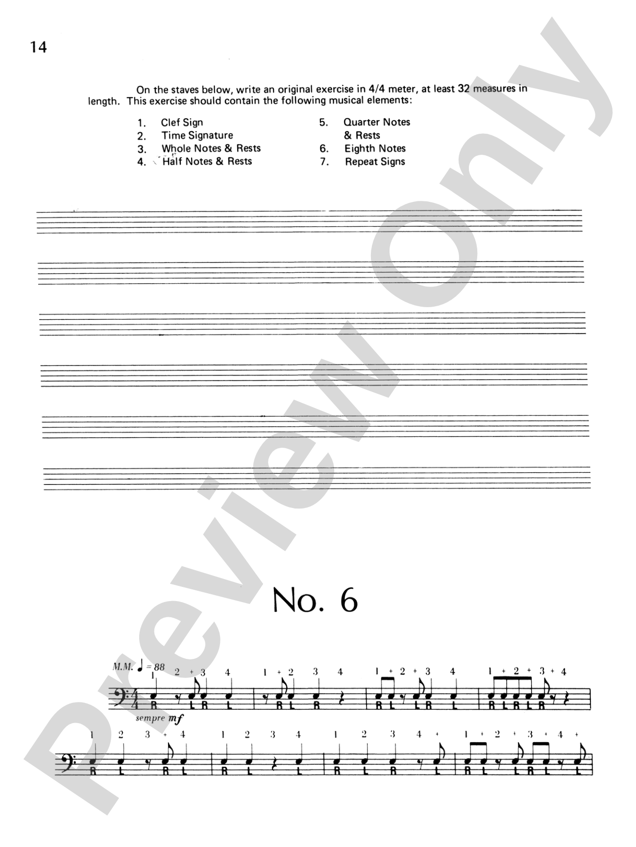 Readin', Ritin', and Rudiments: A Collection of Studies for the Beginning Snare Drummer