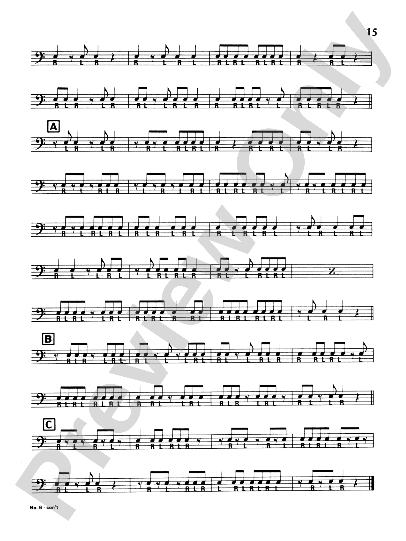 Readin', Ritin', and Rudiments: A Collection of Studies for the Beginning Snare Drummer
