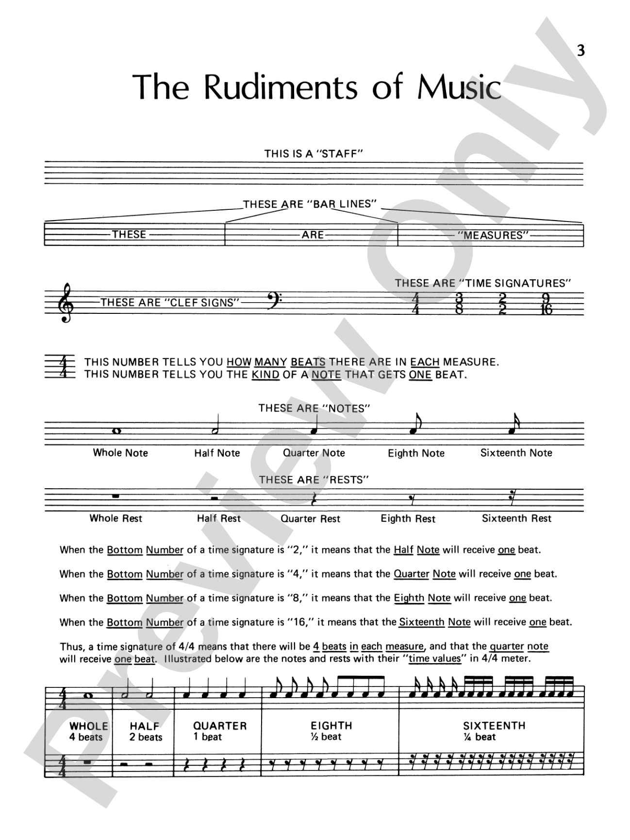 Readin', Ritin', and Rudiments: A Collection of Studies for the Beginning Snare Drummer