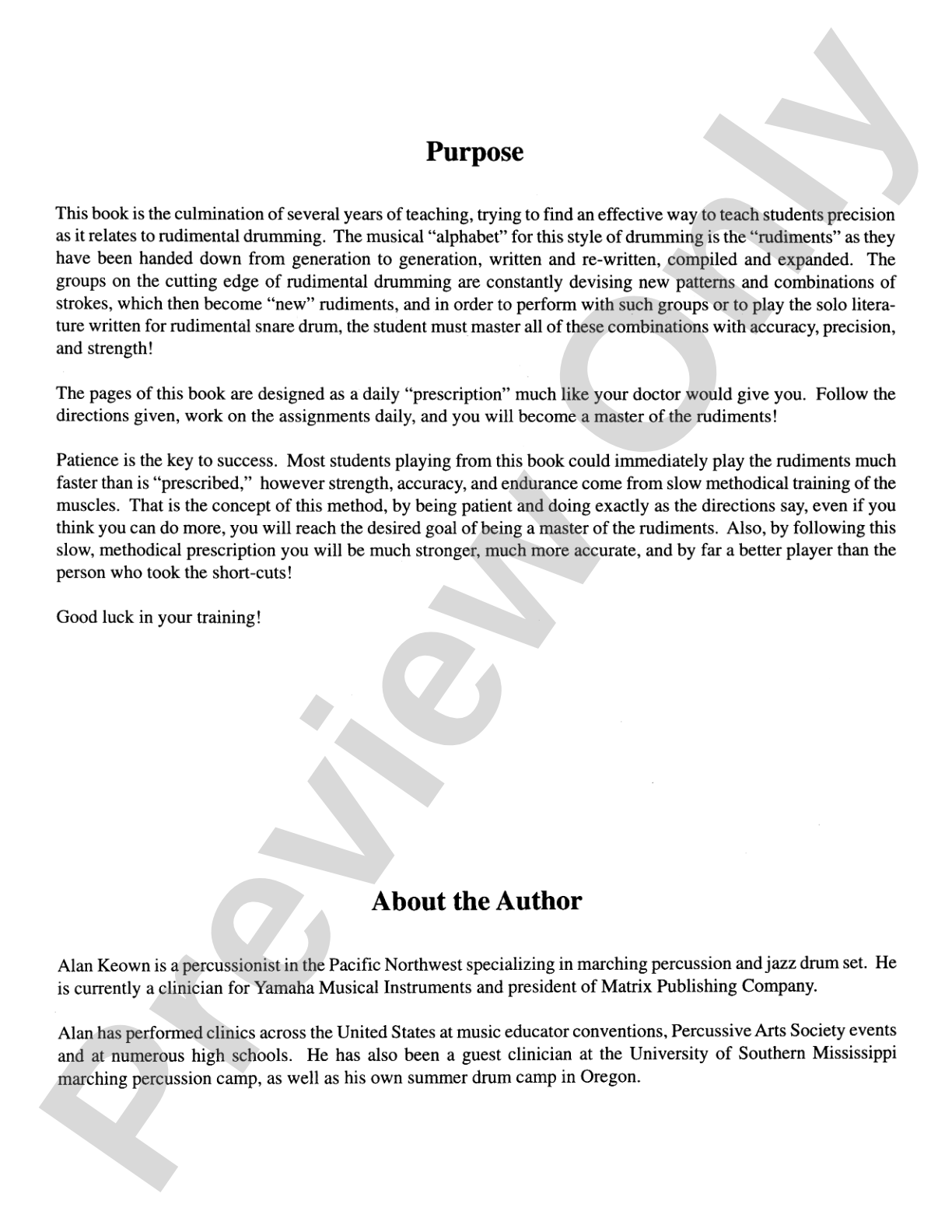 Mastering the Rudiments: A Step-by-Step Method for Learning and Mastering the 40 P.A.S. Rudiments
