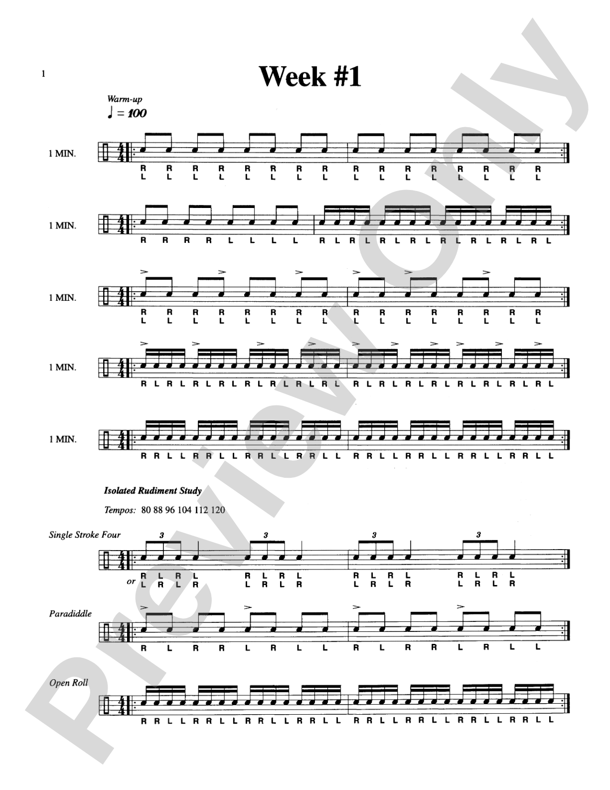 Mastering the Rudiments: A Step-by-Step Method for Learning and Mastering the 40 P.A.S. Rudiments