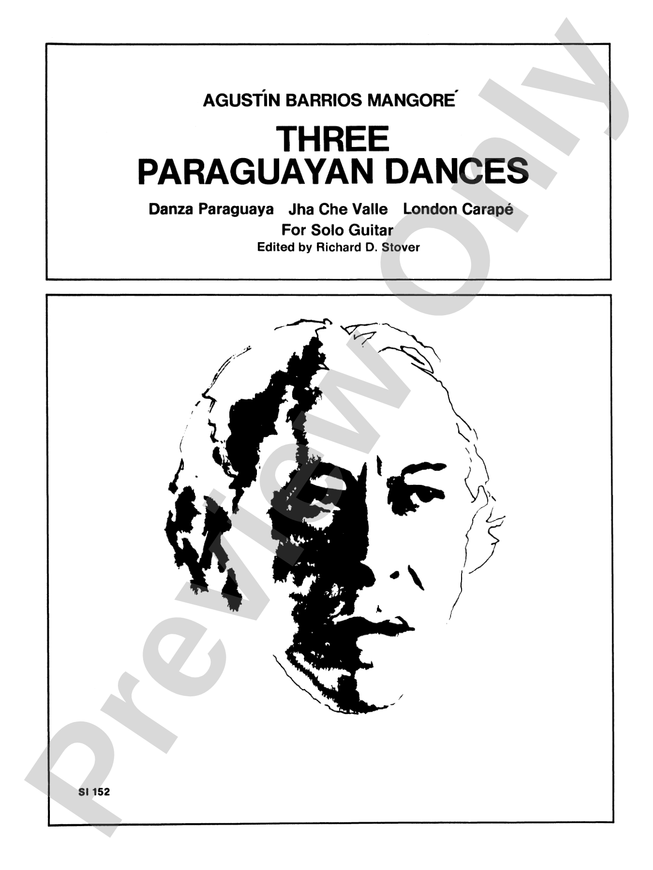 Three Paraguayan Dances: Solo Guitar