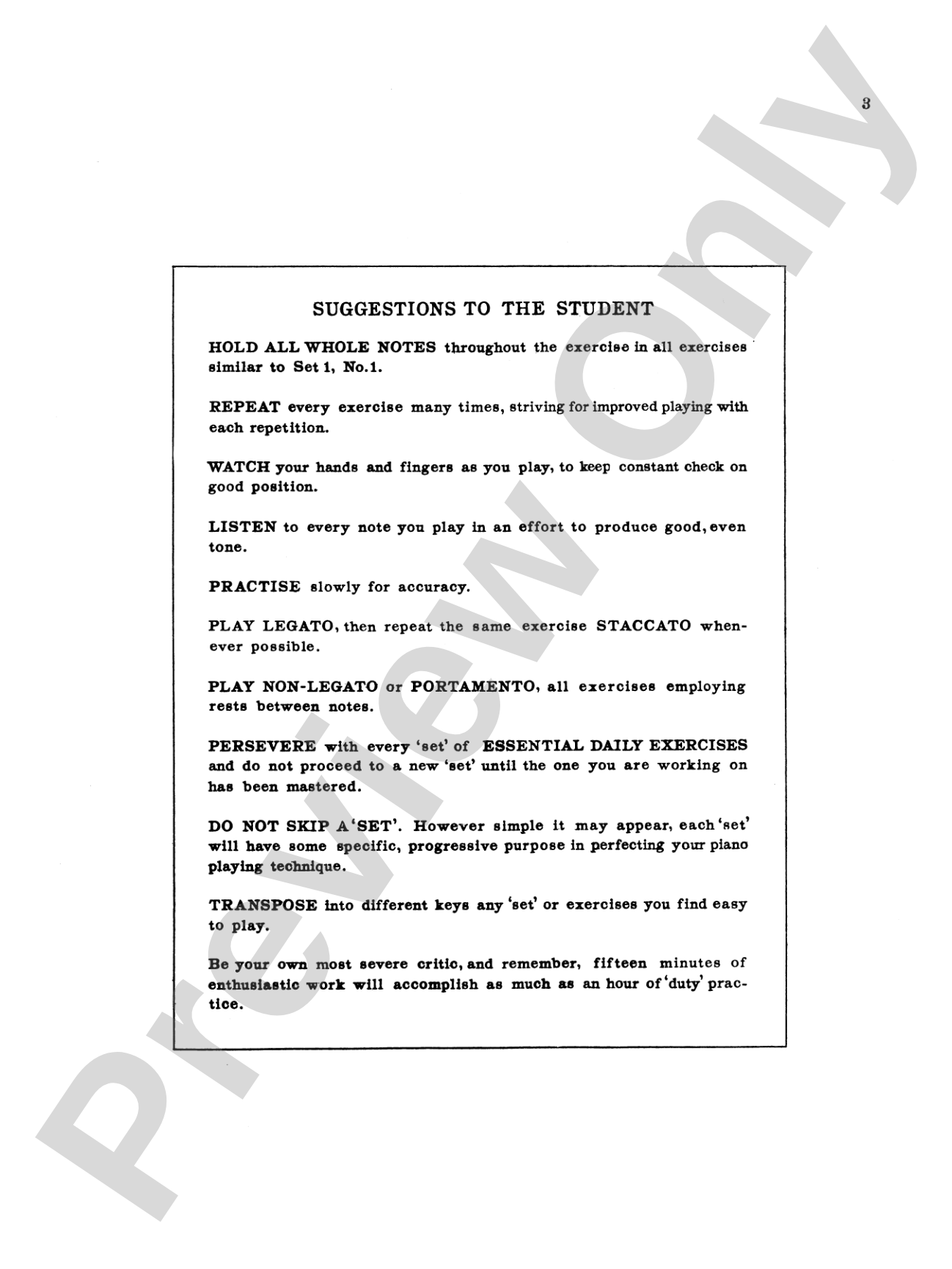 Essential Daily Exercises for Piano: Technical Assignments Arranged in Sets for Daily Practice: Piano