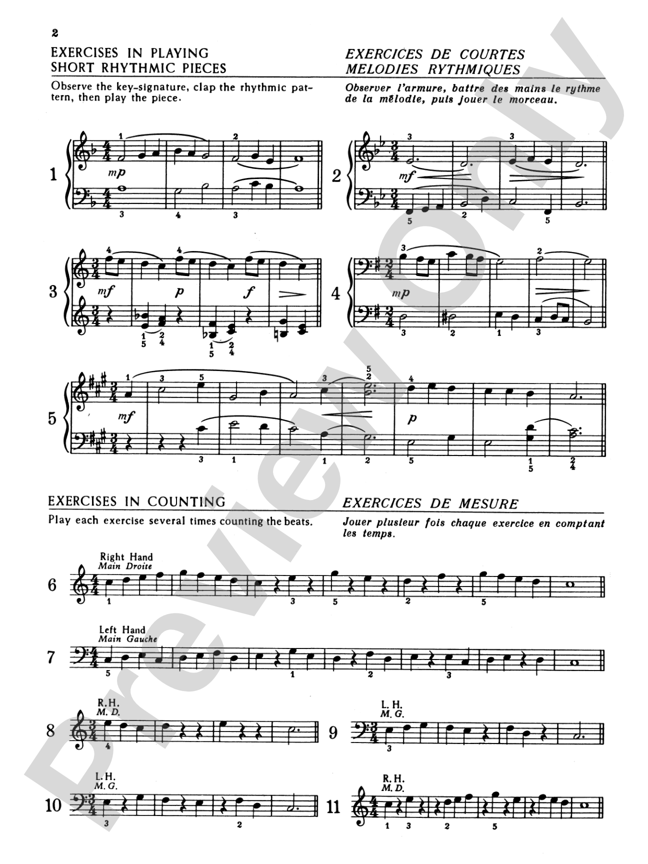 Practical Sight Reading Exercises for Piano Students, Book 5: Piano
