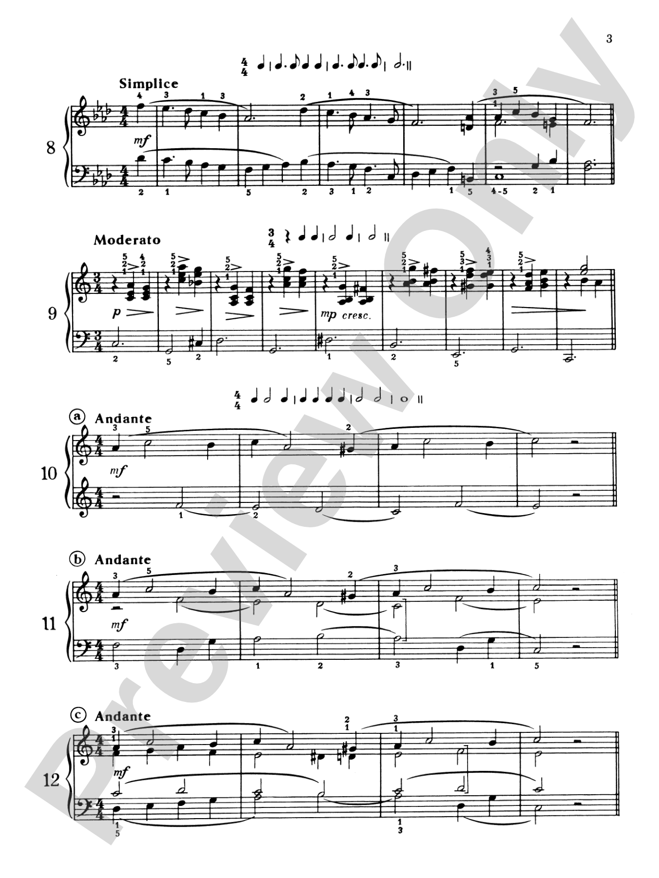 Practical Sight Reading Exercises for Piano Students, Books 7, 8, 9: Piano