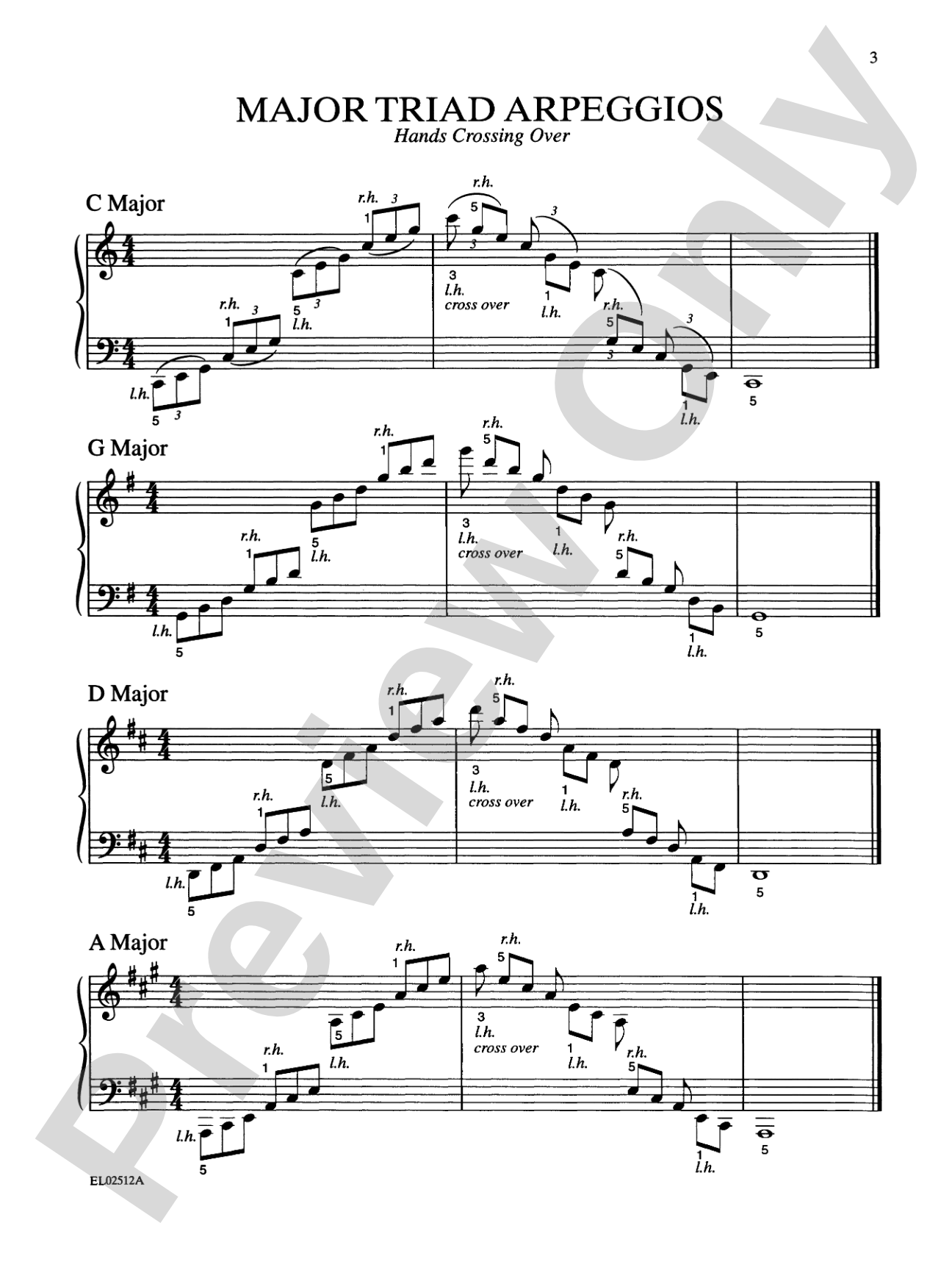 My Arpeggio Book: Piano