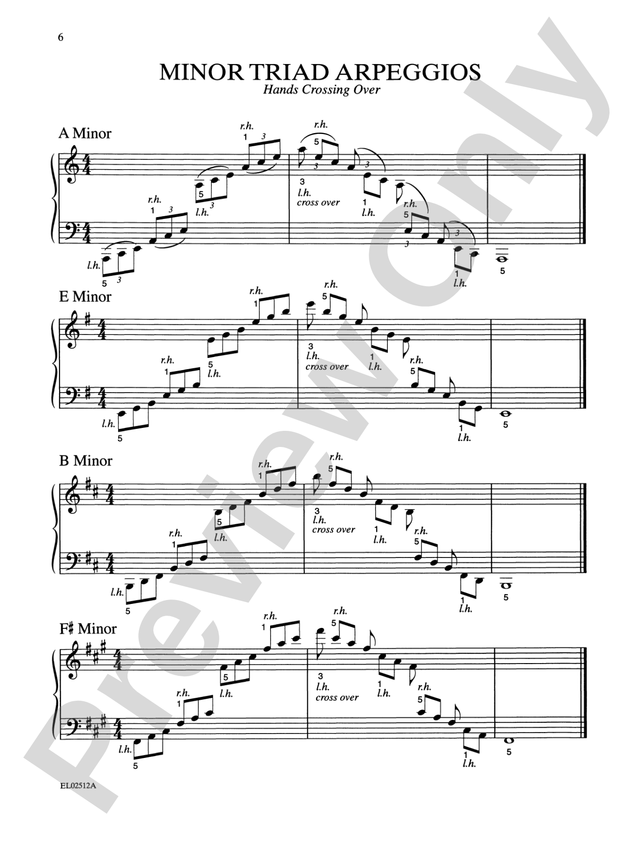 My Arpeggio Book: Piano