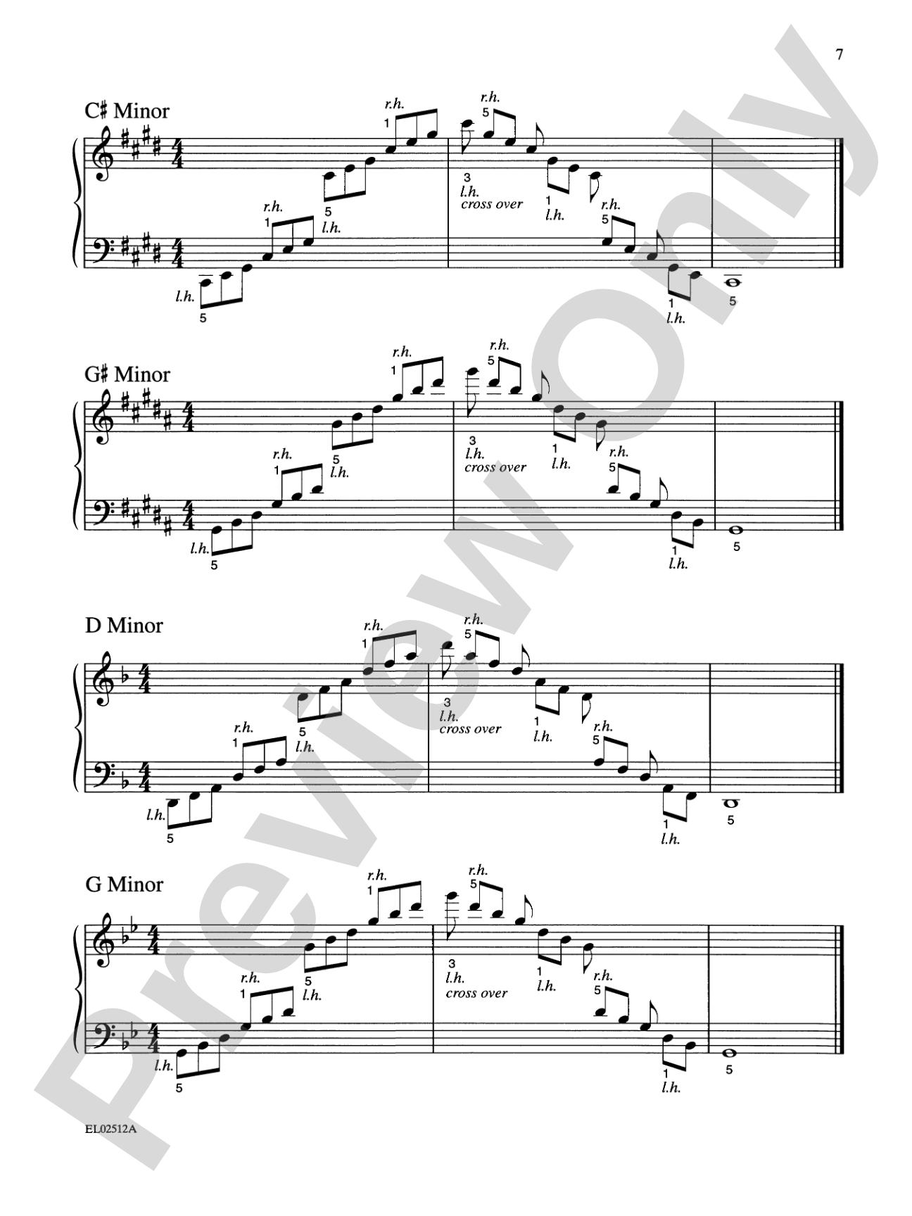 My Arpeggio Book: Piano