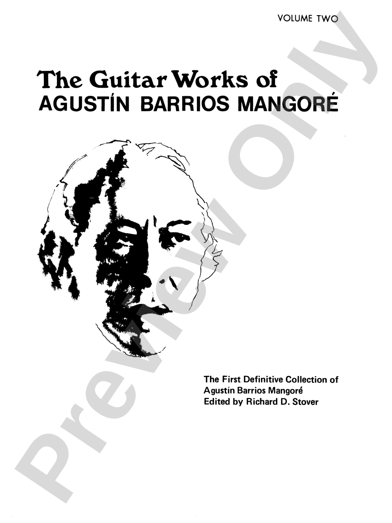 Guitar Works of Agustín Barrios Mangoré, Vol. II: Solo Guitar