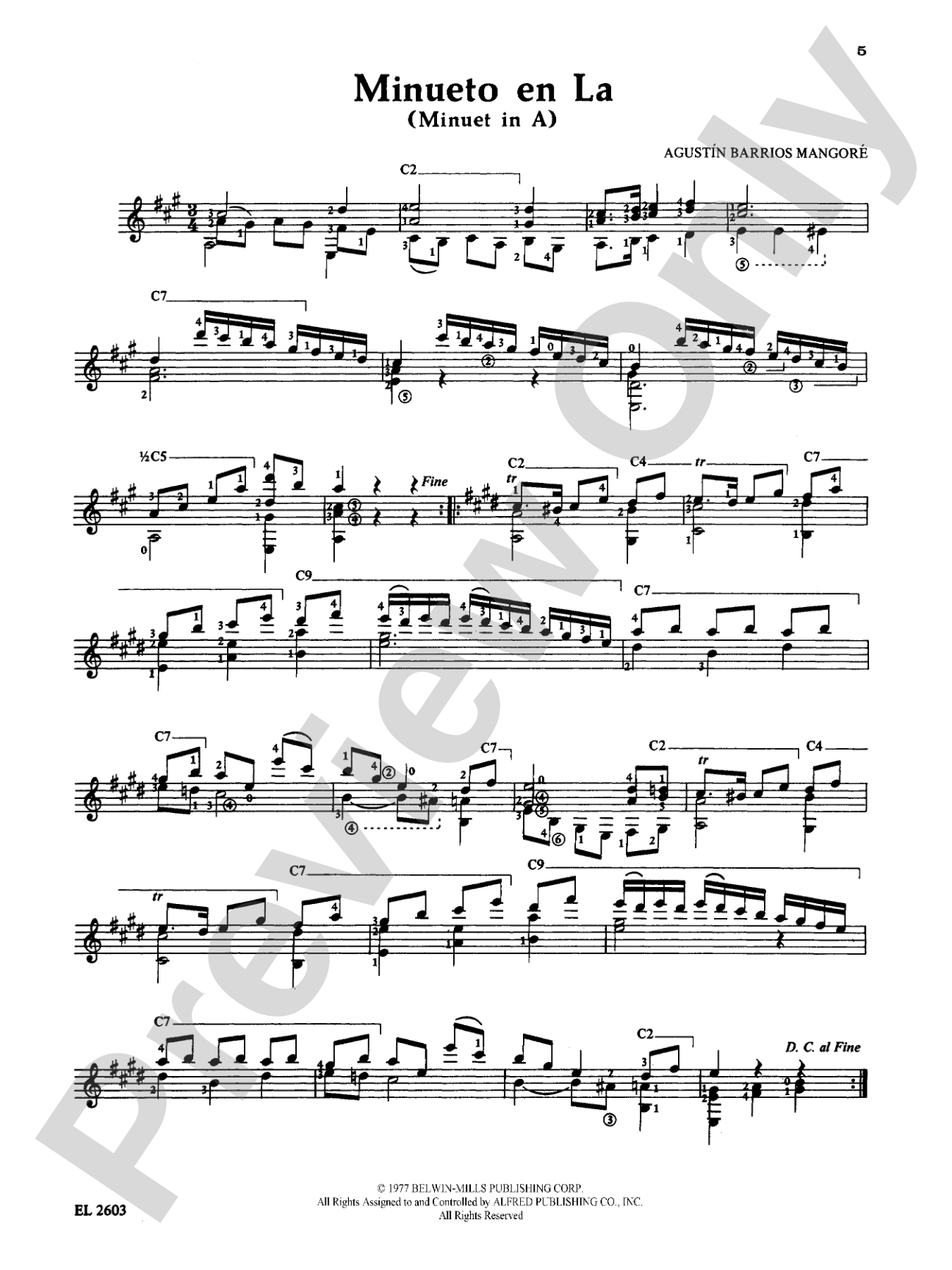 Guitar Works of Agustín Barrios Mangoré, Vol. II: Solo Guitar