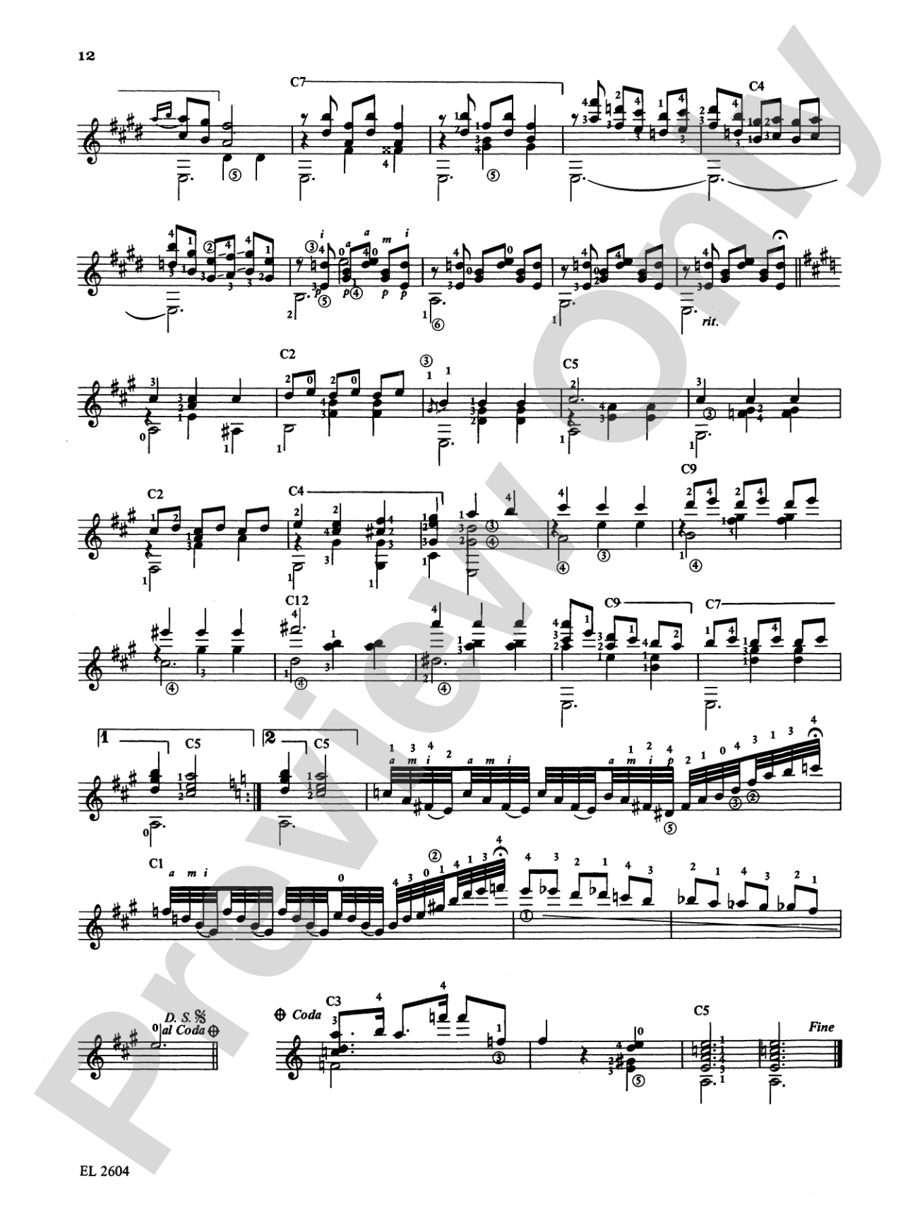 Guitar Works of Agustín Barrios Mangoré, Vol. III: Solo Guitar