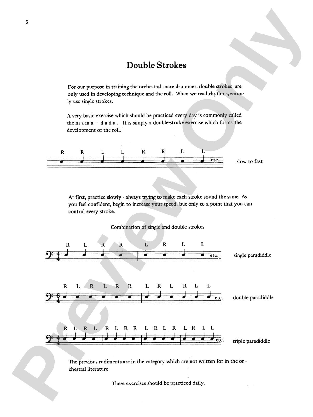 The Orchestral Snare Drummer: A Non-Rudimental Approach to the Teaching of Snare Drum