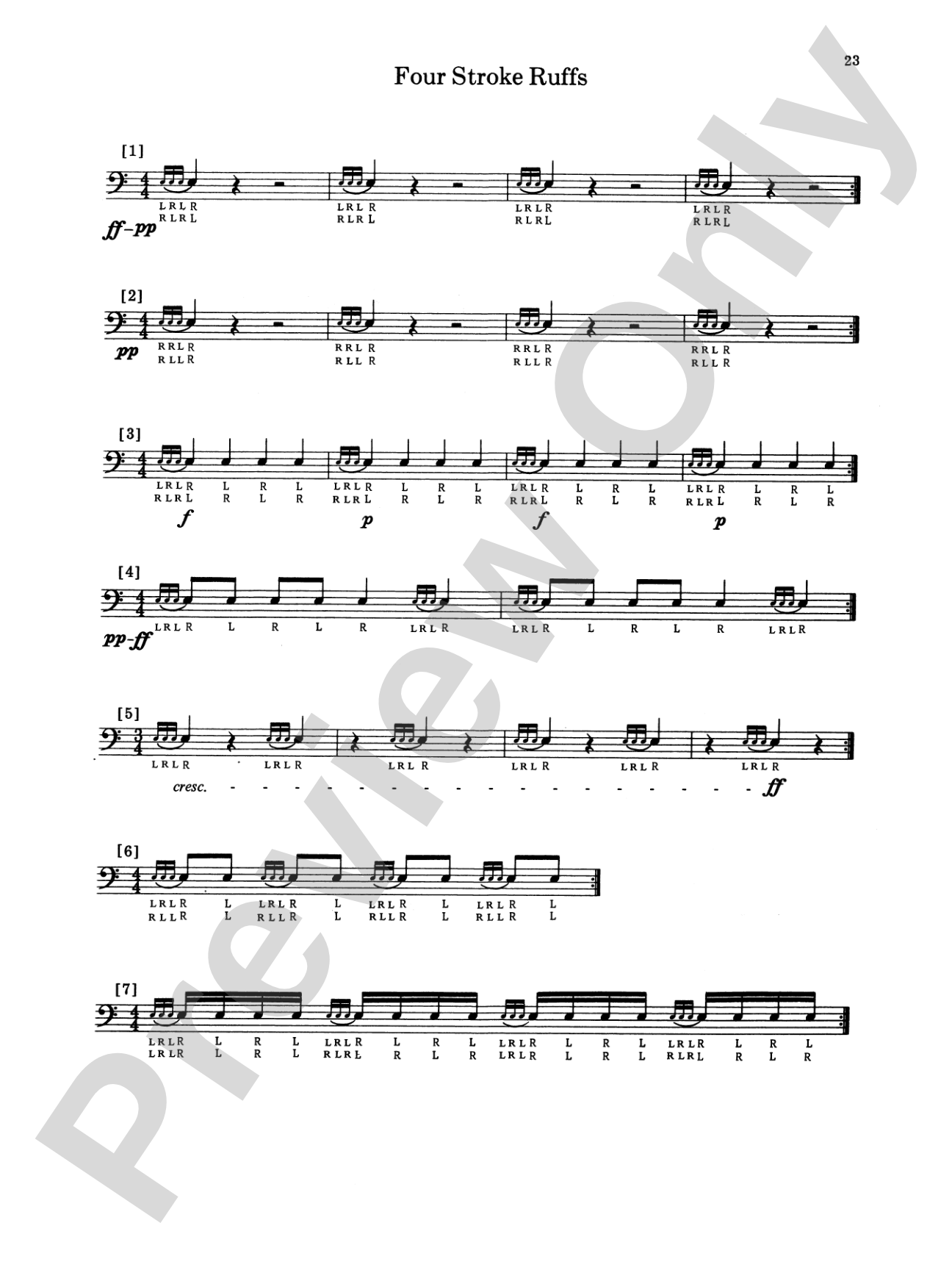 Percussion for Musicians: A Complete, Fundamental Literature and Technique Method for Percussion