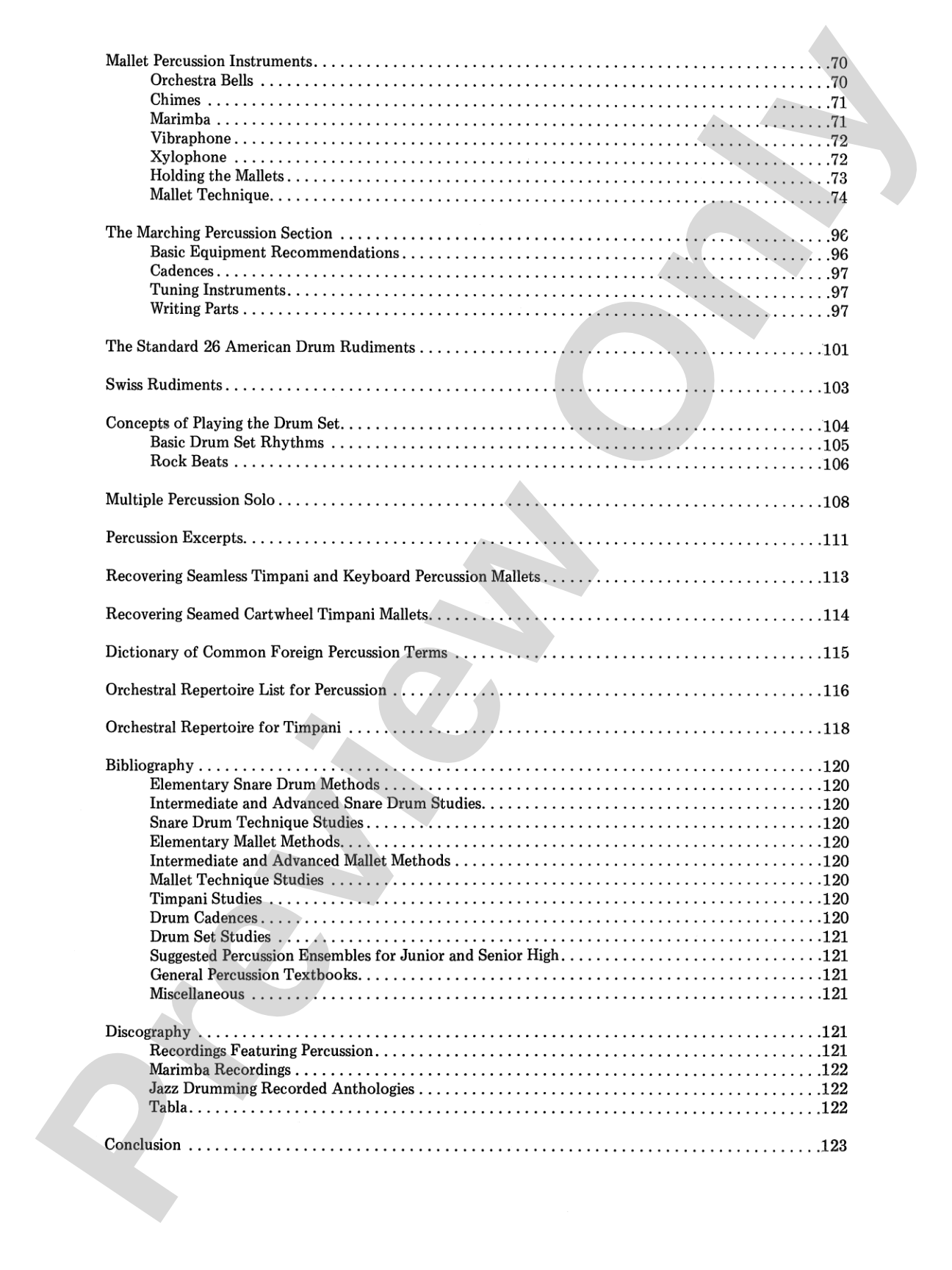 Percussion for Musicians: A Complete, Fundamental Literature and Technique Method for Percussion
