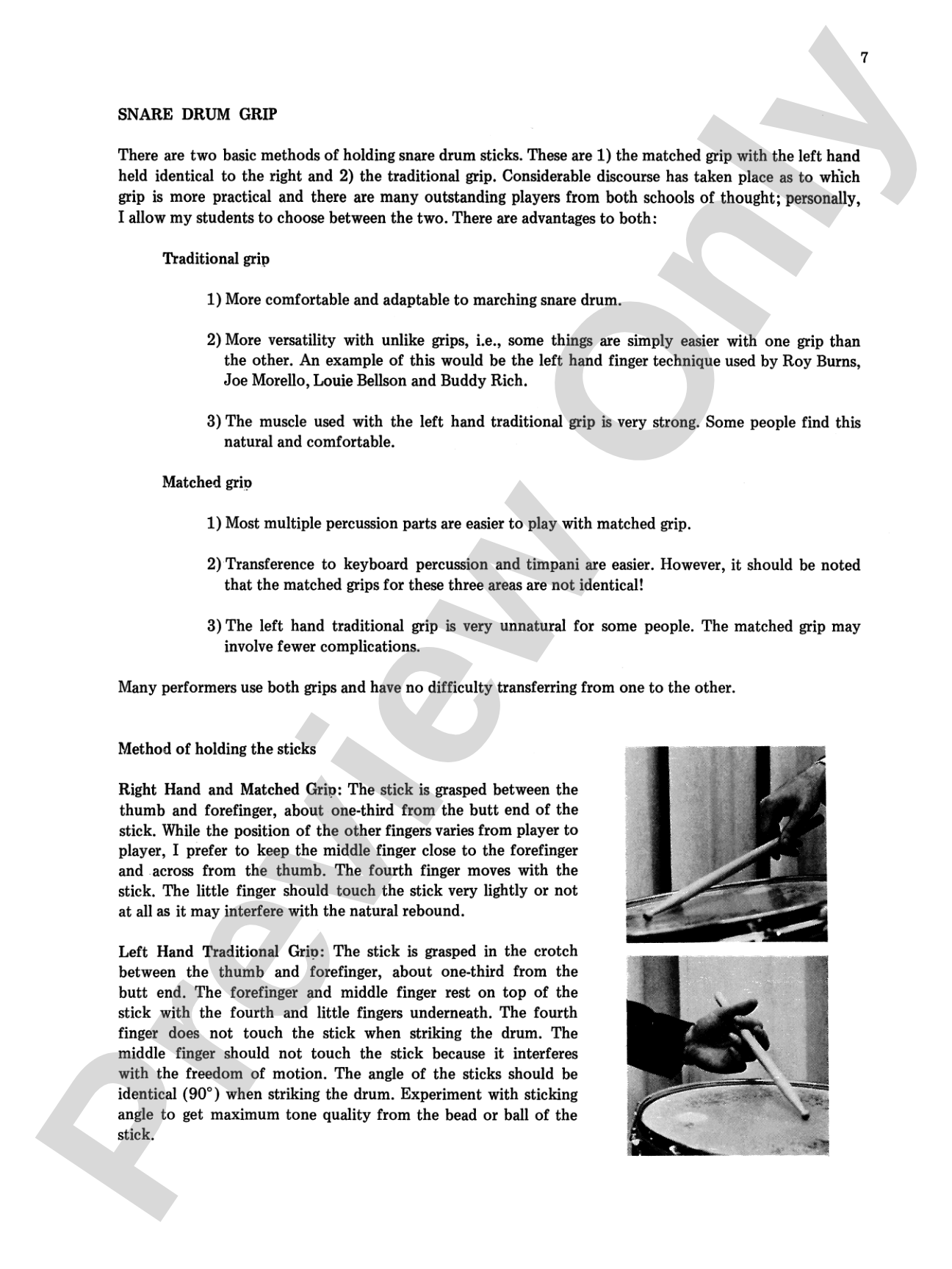 Percussion for Musicians: A Complete, Fundamental Literature and Technique Method for Percussion
