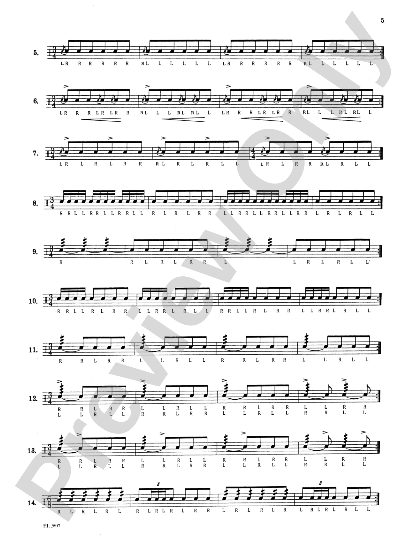 Master Technique Builders for Snare Drum: Actual Daily Practice Routines Used by the Professionals