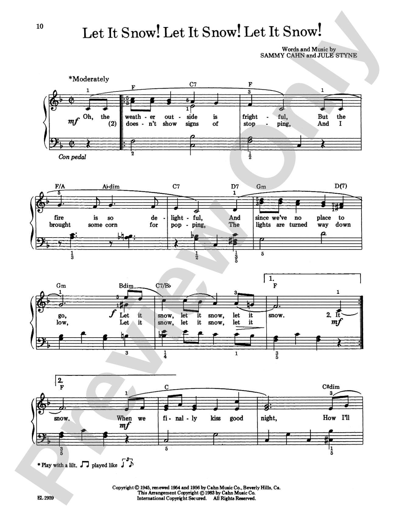 Sleigh Ride and Other Christmas Songs & Carols: Piano