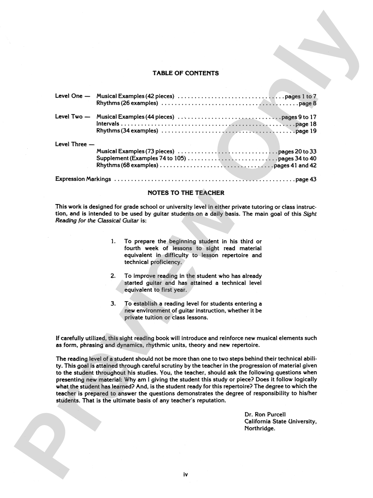 Sight Reading for the Classical Guitar, Level I-III: Daily Sight Reading Material with Emphasis on Interpretation, Phrasing, Form, and More: Solo Guitar