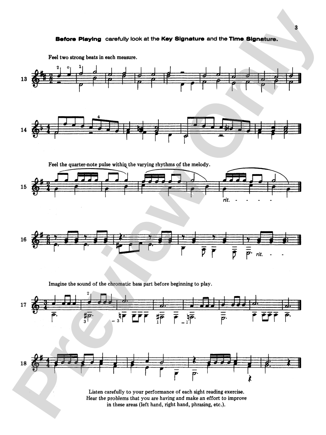 Sight Reading for the Classical Guitar, Level IV-V: Daily Sight Reading Material with Emphasis on Interpretation, Phrasing, Form, and More: Solo Guitar